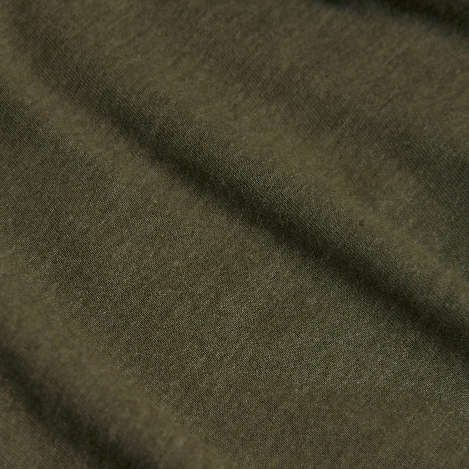 Heather Military Green Classic Long Sleeve Crew Neck - Image 8