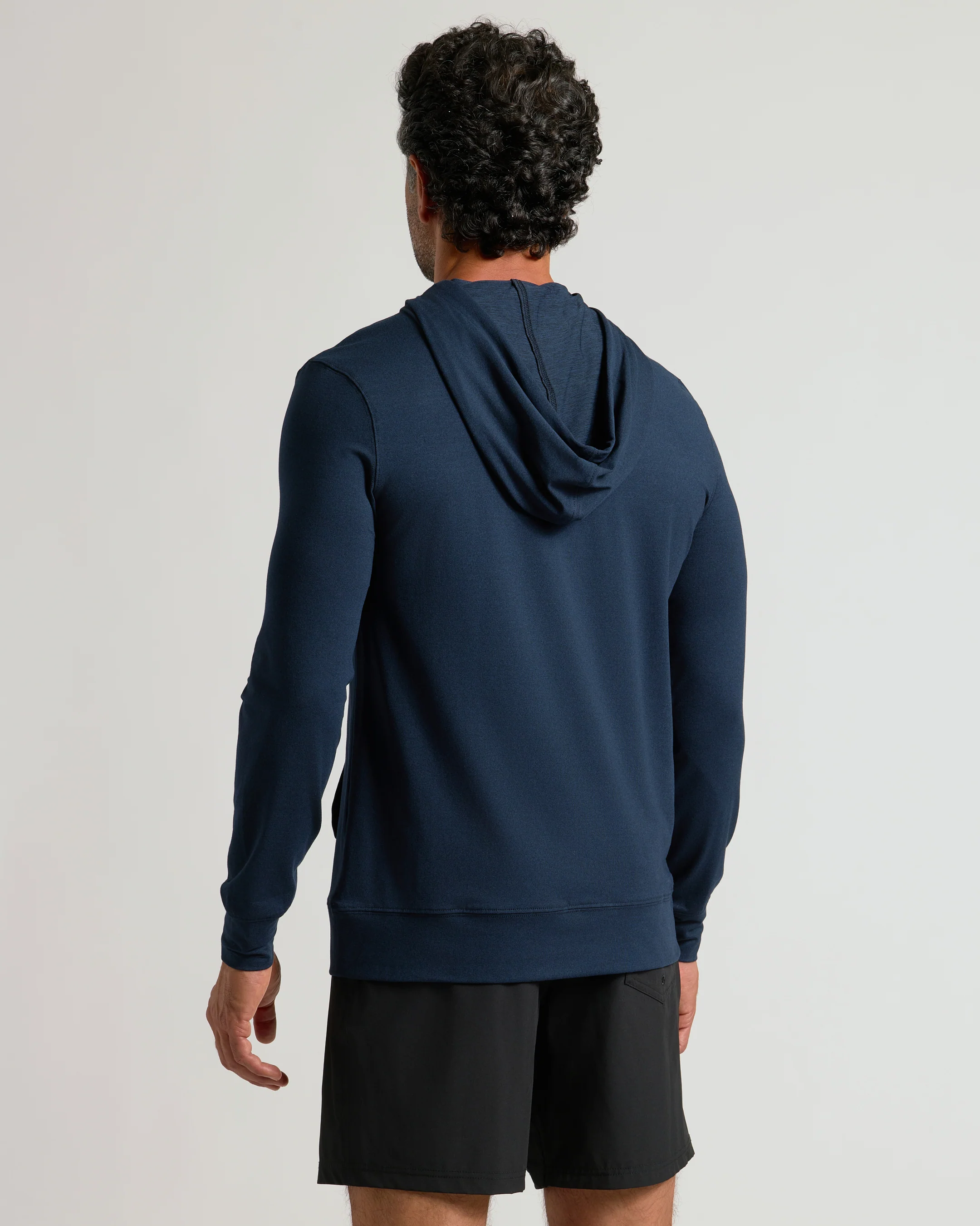 Heather Navy Active Comfort Pullover Hoodie - Image 3