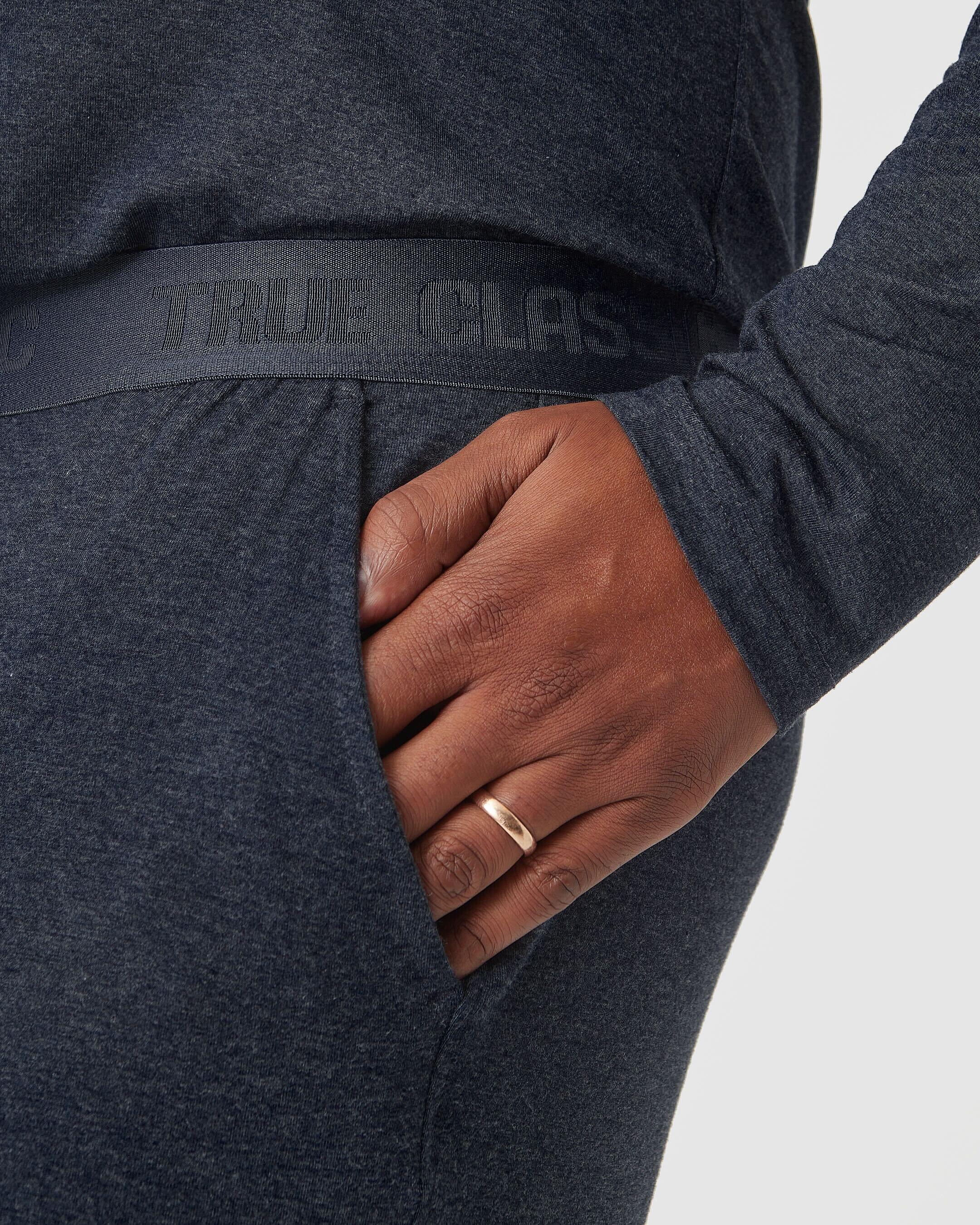 Heather Navy Loungewear Jogger - Image 4