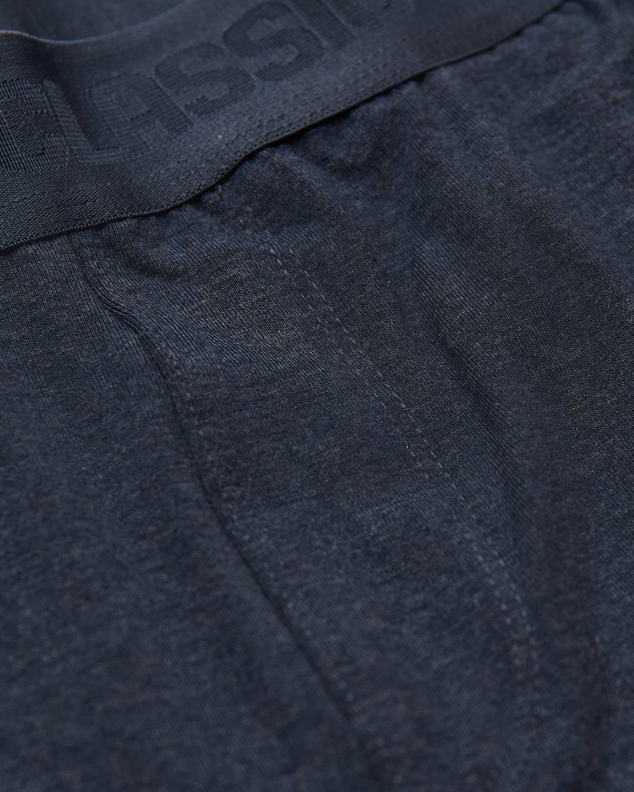Heather Navy Loungewear Long Sleeve Tee And Jogger Set - Image 7