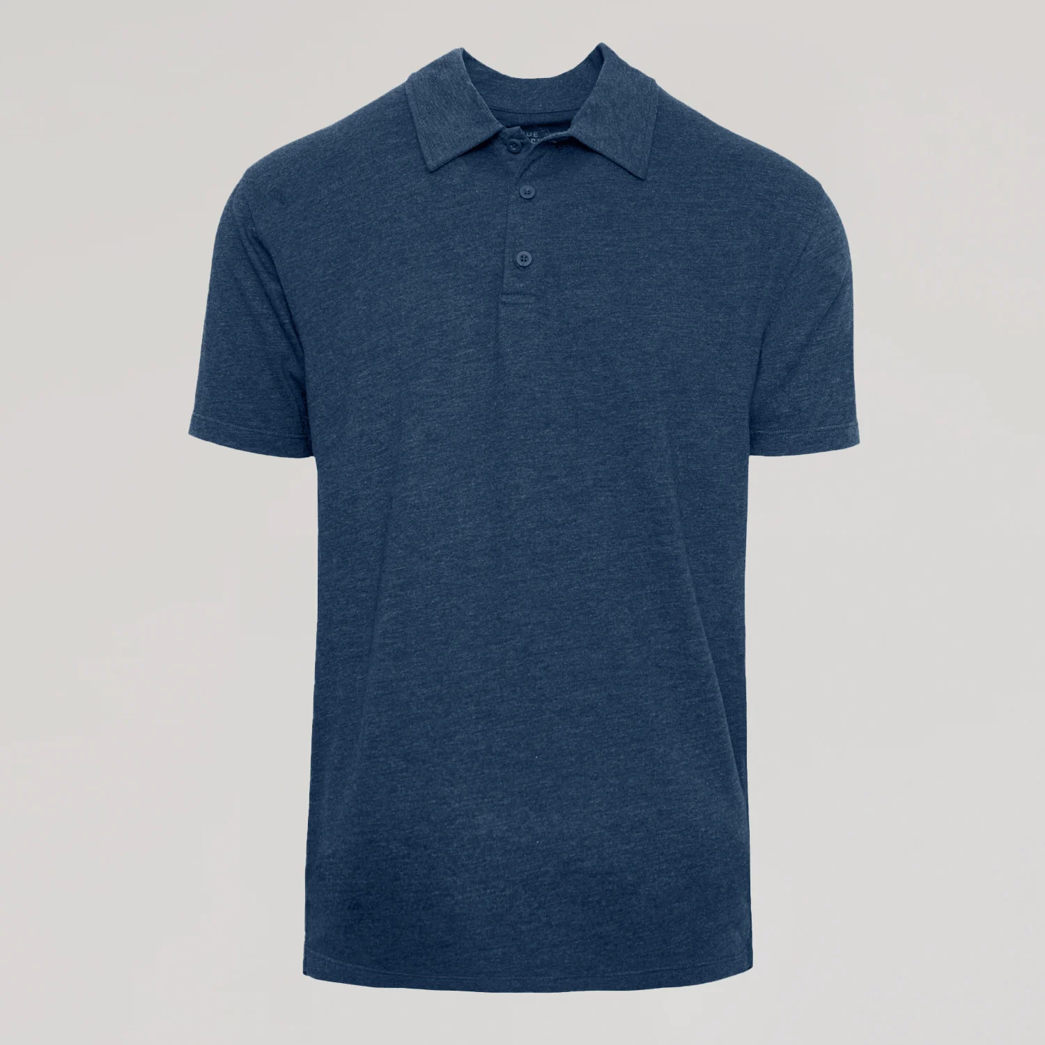 Heather Navy Classic Polo - Image 2