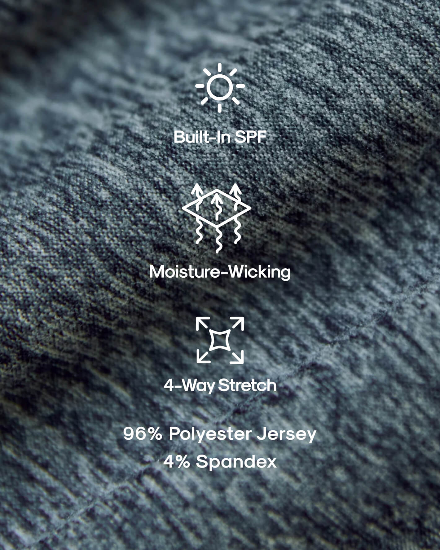 Heather Navy Active Crew Neck Tee - Image 7