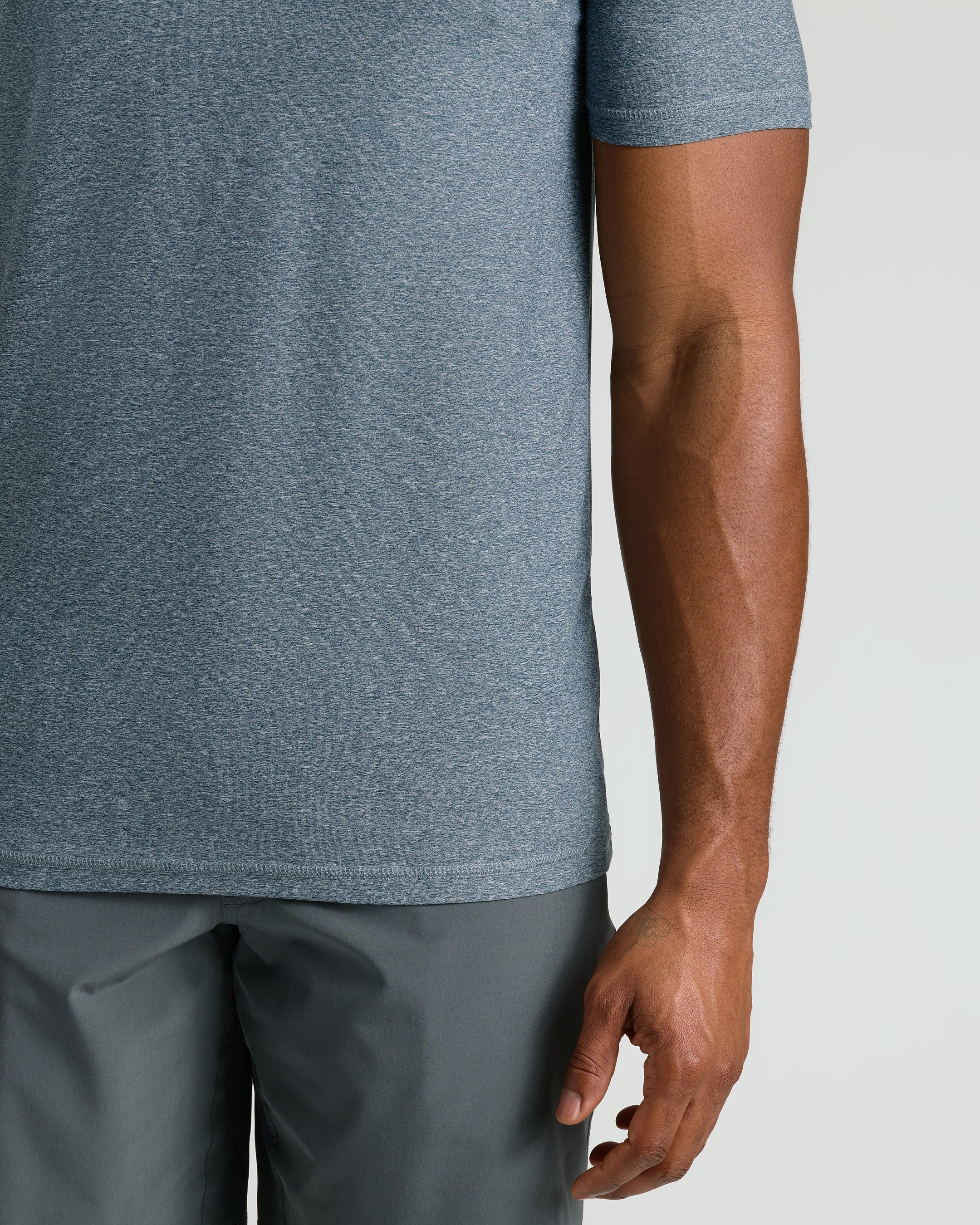 Heather Navy Tall Active Crew Neck 2.0 - Image 8