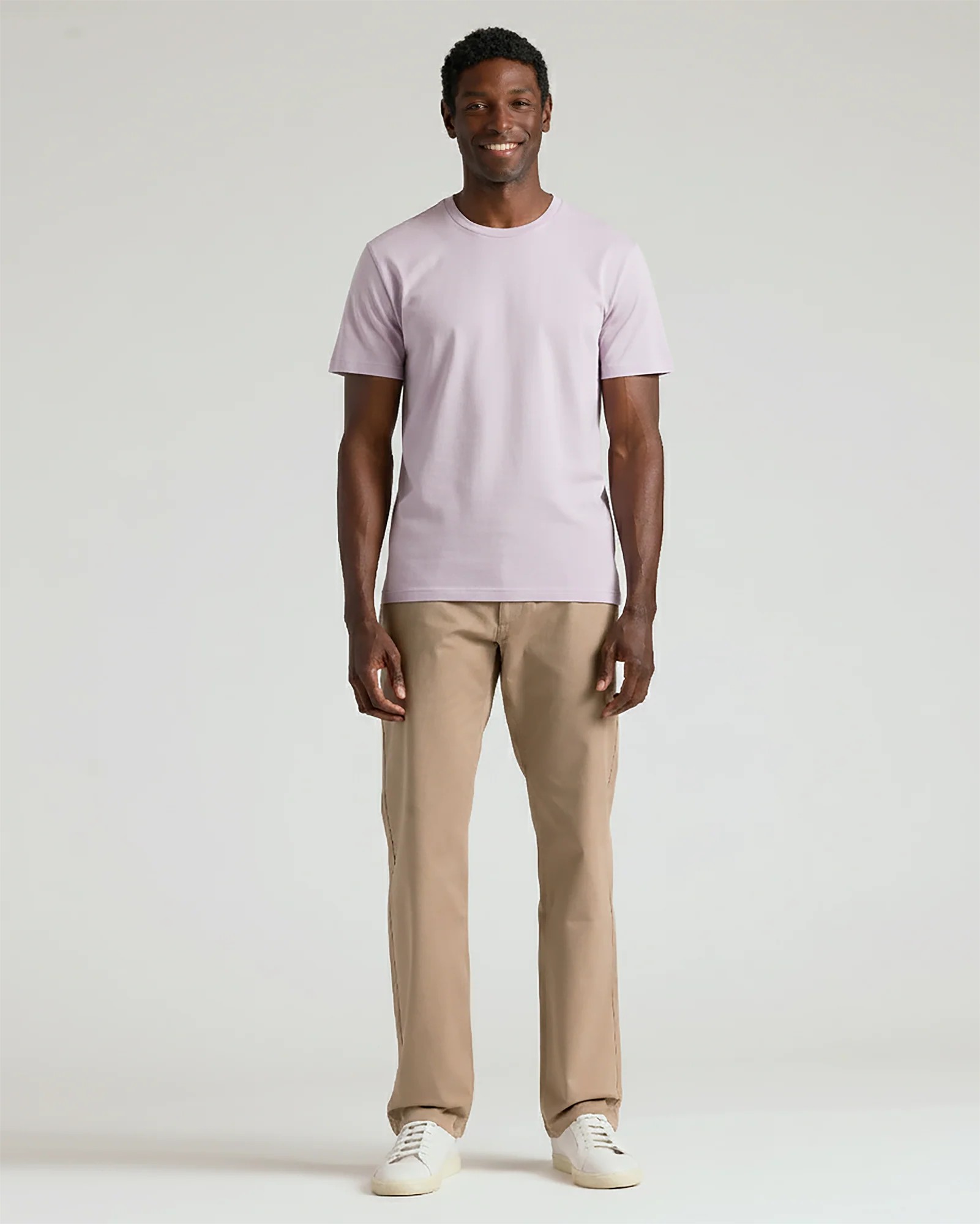 Heather Orchid Classic Crew Neck - Image 3