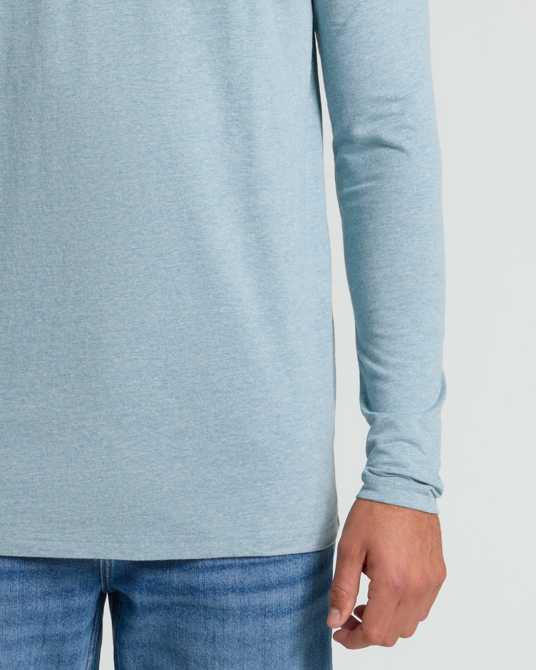 Heather Sapphire Tall Long Sleeve T-Shirt - Image 6