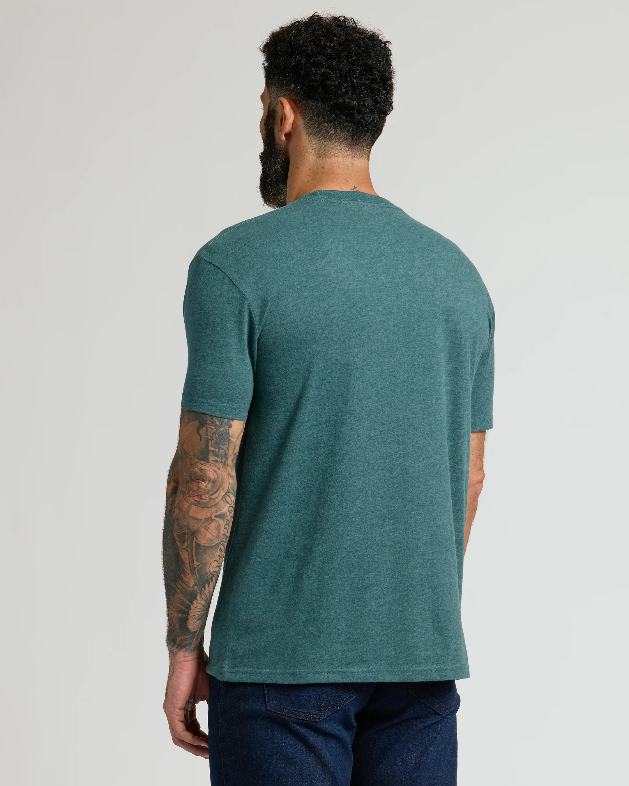 Heather Seafarer Classic Crew Neck - Image 3