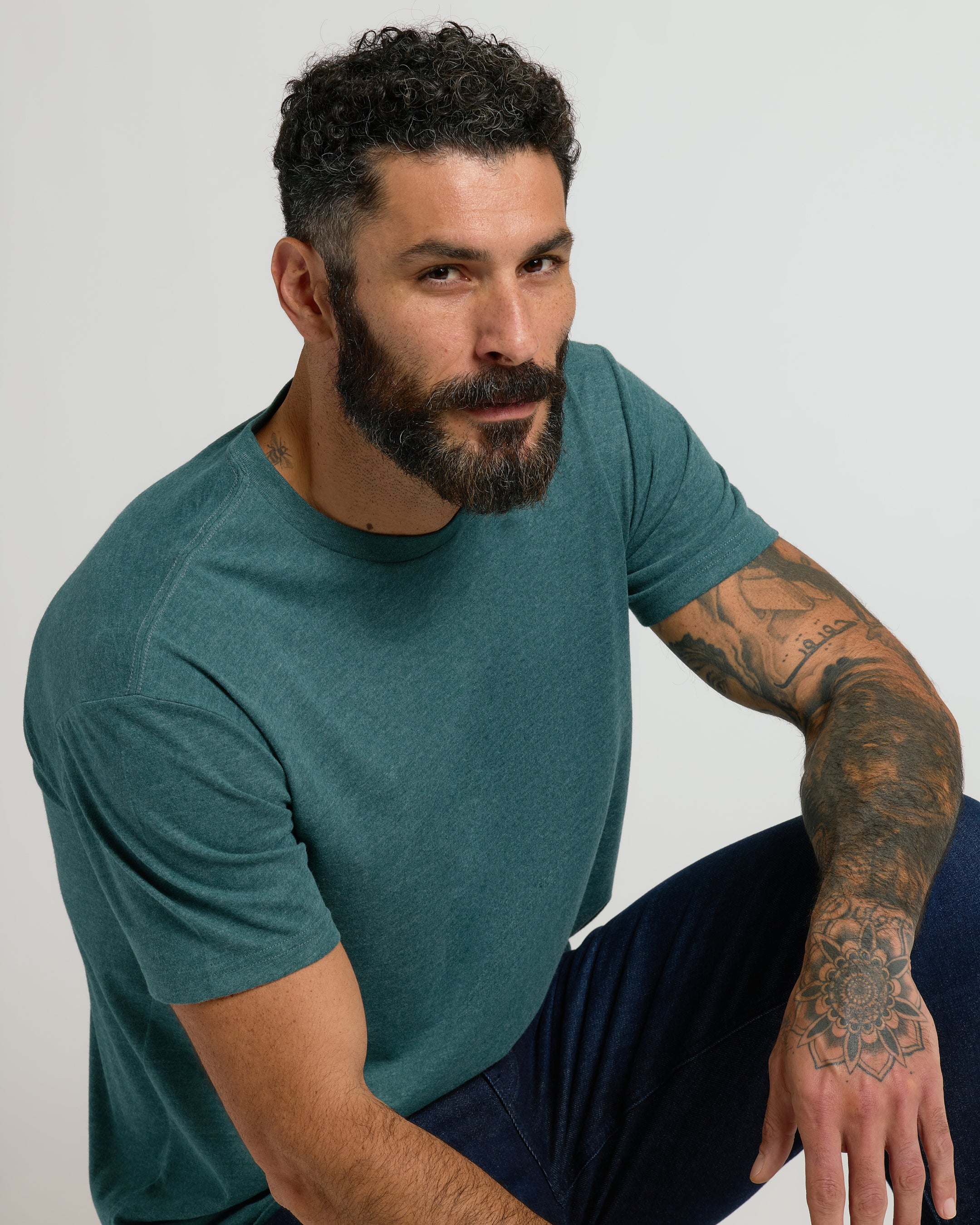 Heather Seafarer Classic Crew Neck - Image 4
