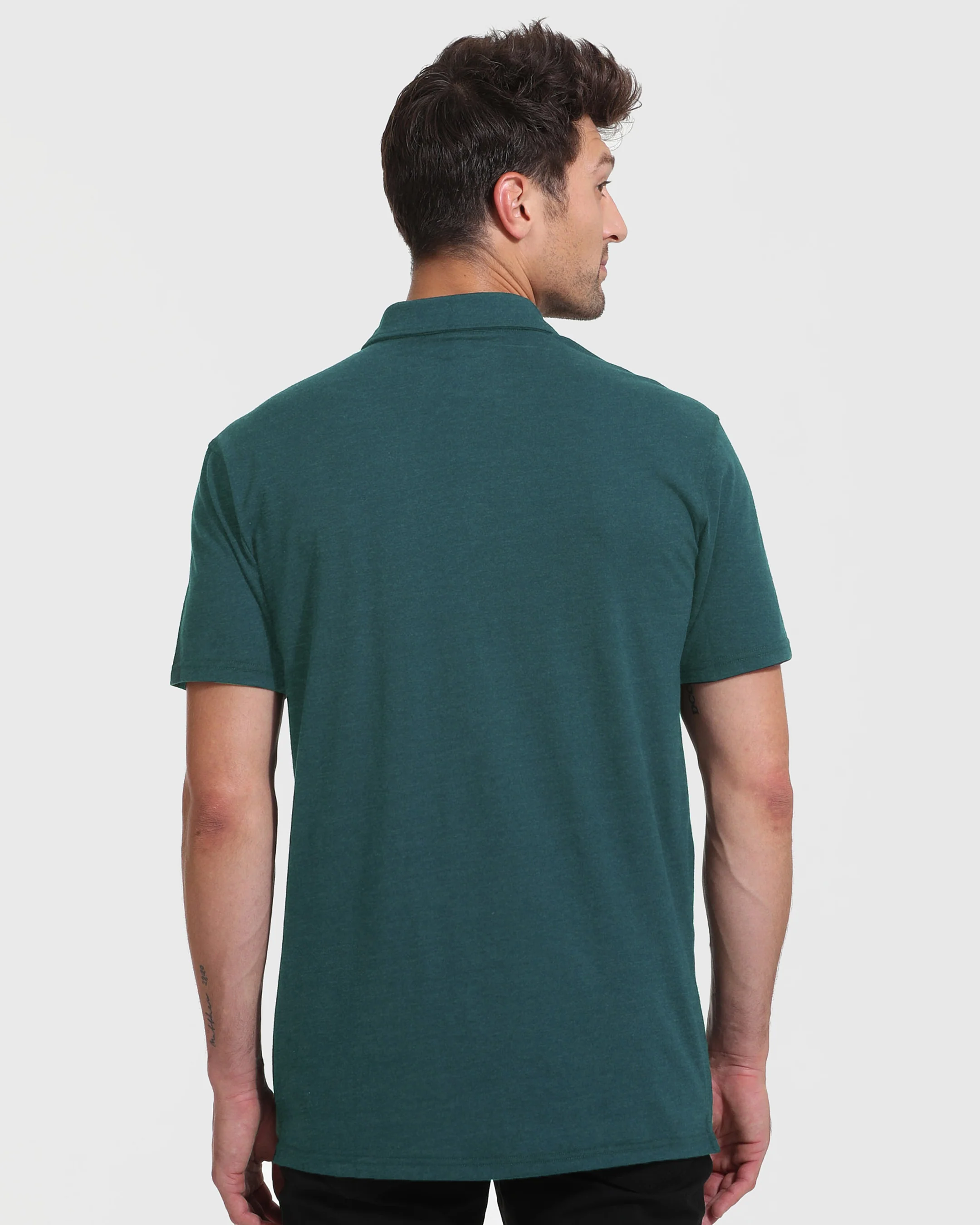Heather Seafarer Short Sleeve Tall Polo - Image 3