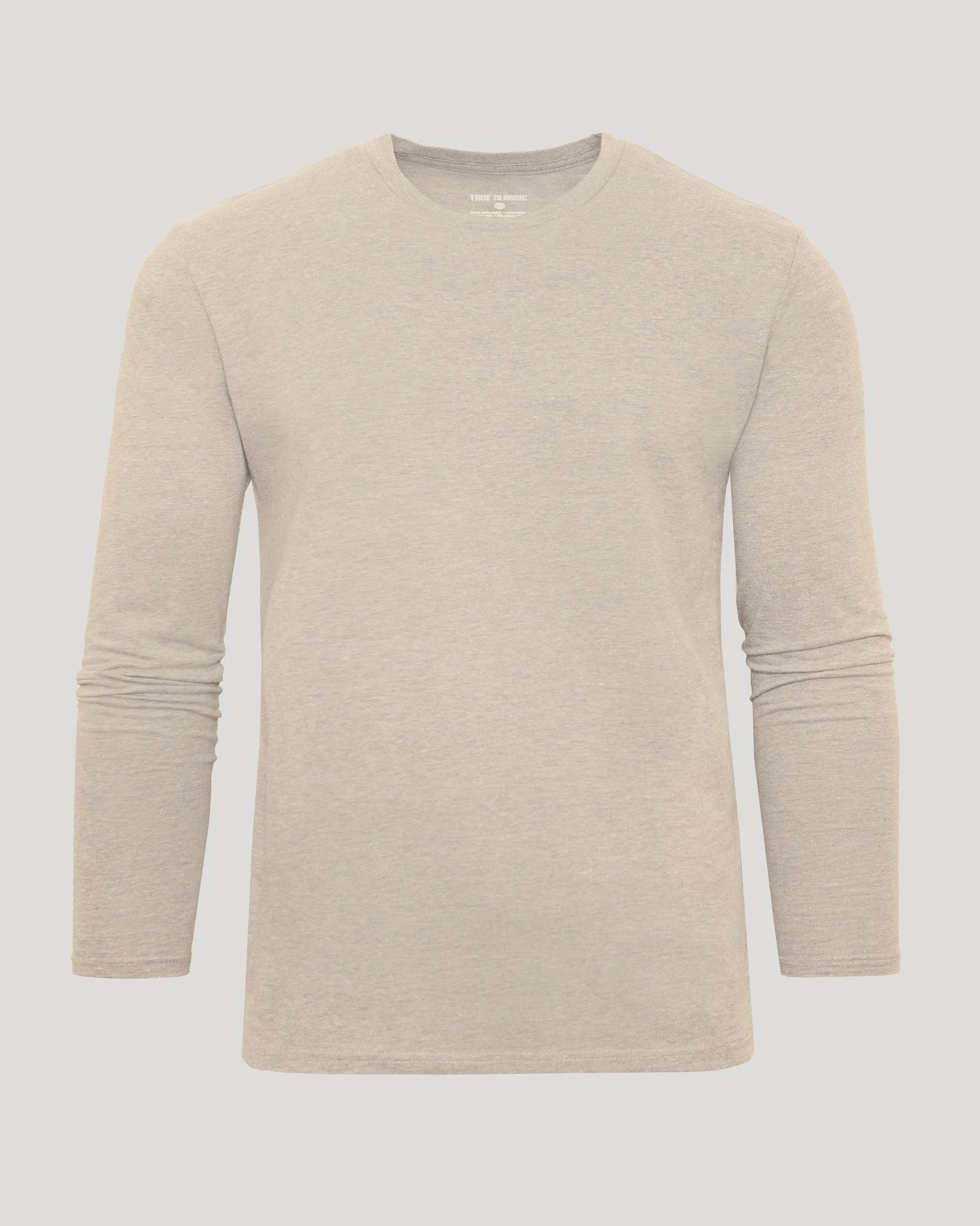 Heather Truffle Classic Long Sleeve Crew Neck - Image 2