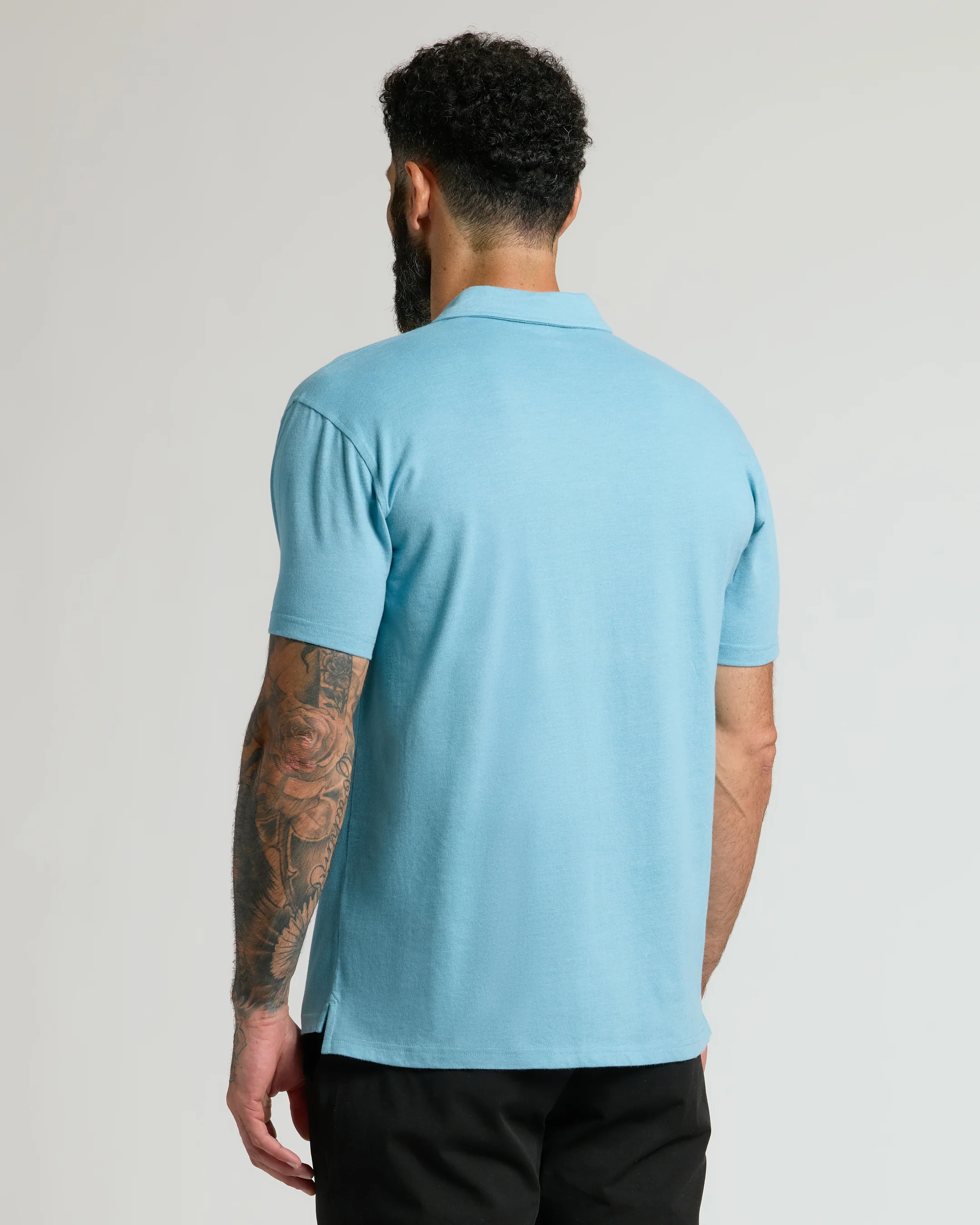 Heather Voyager Short Sleeve Polo - Image 3