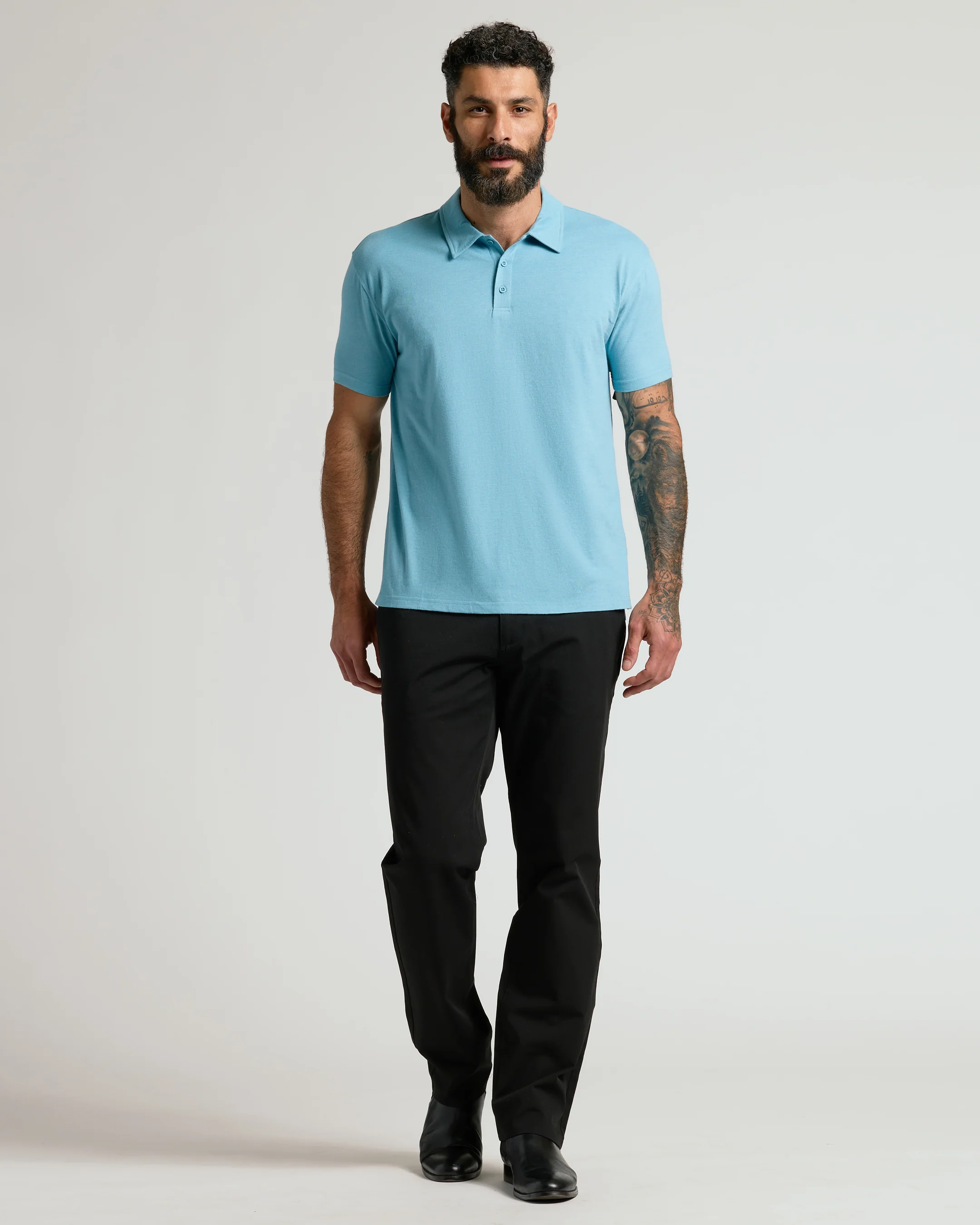 Heather Voyager Short Sleeve Polo - Image 5