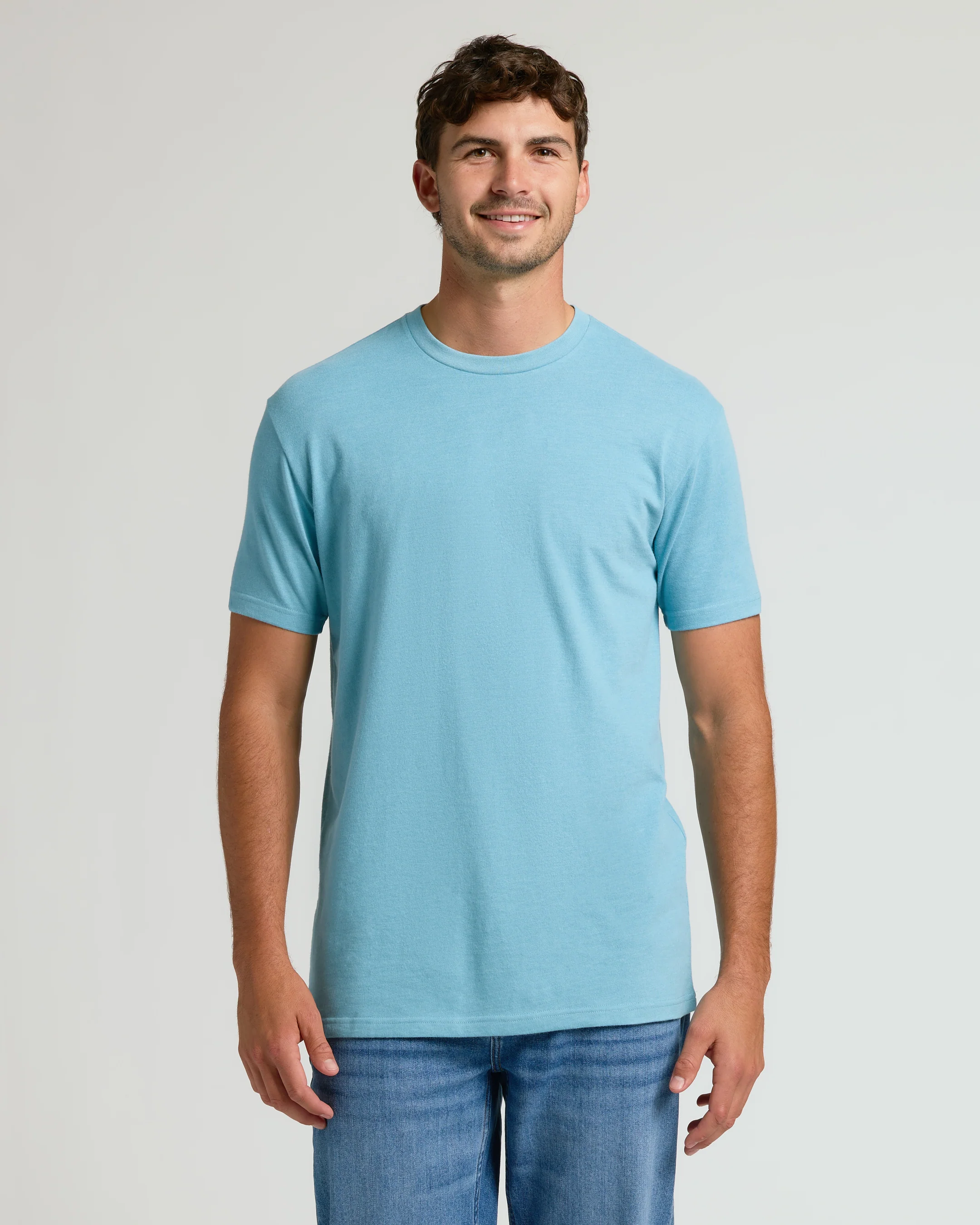 Heather Voyager Short Sleeve Tall Crew