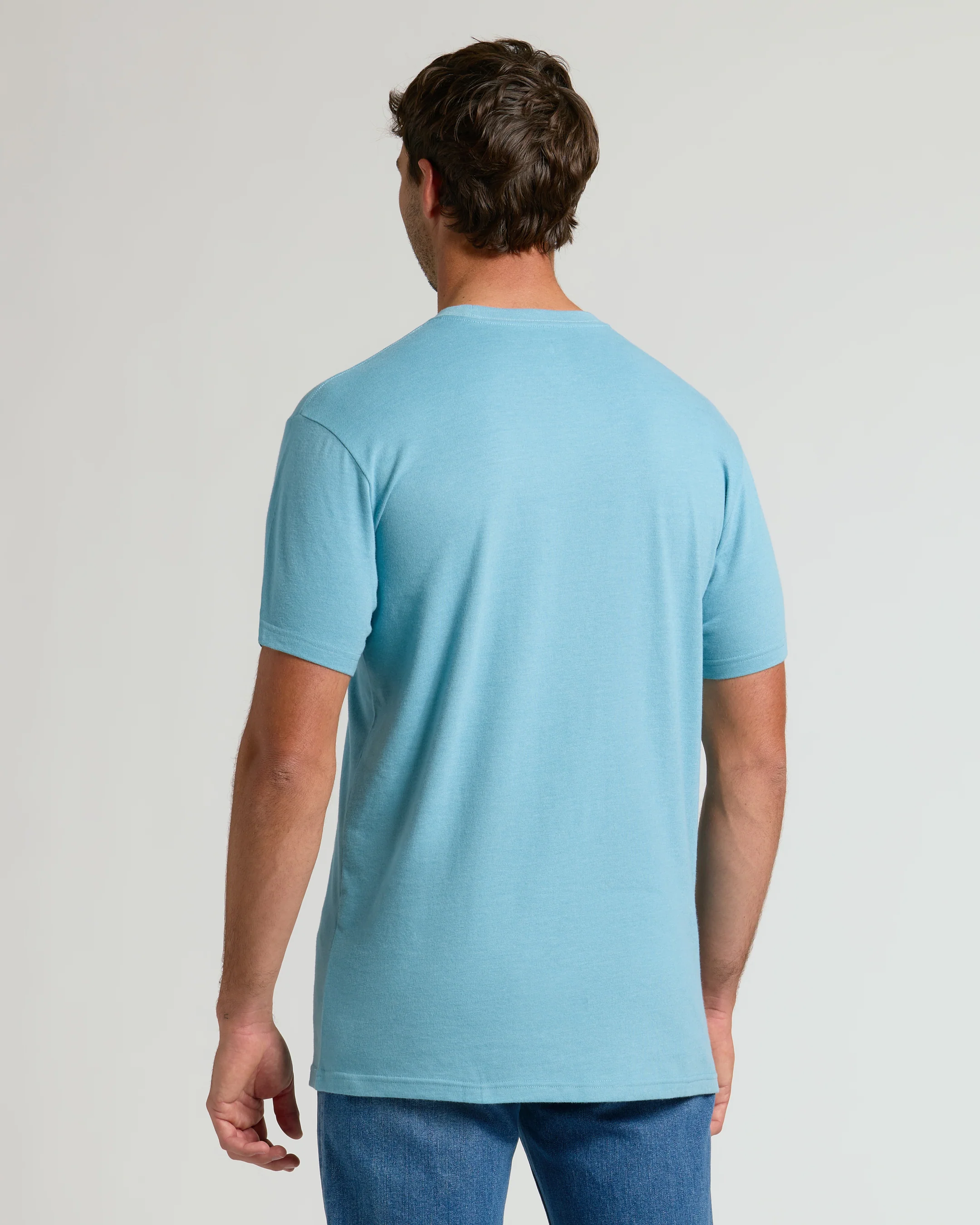 Heather Voyager Short Sleeve Tall Crew - Image 3