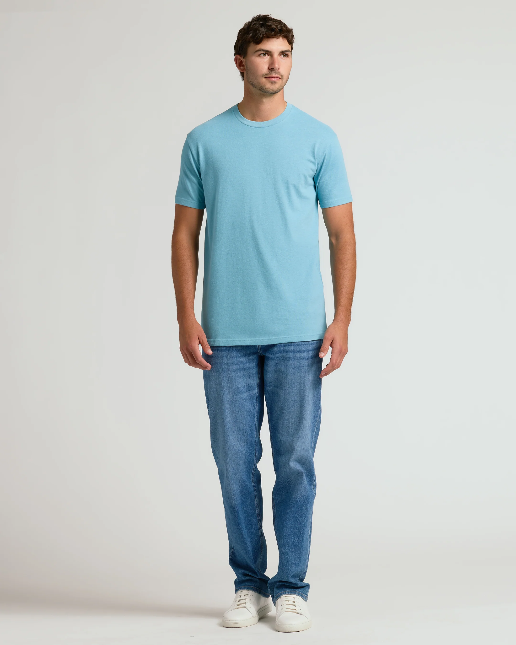 Heather Voyager Short Sleeve Tall Crew - Image 7