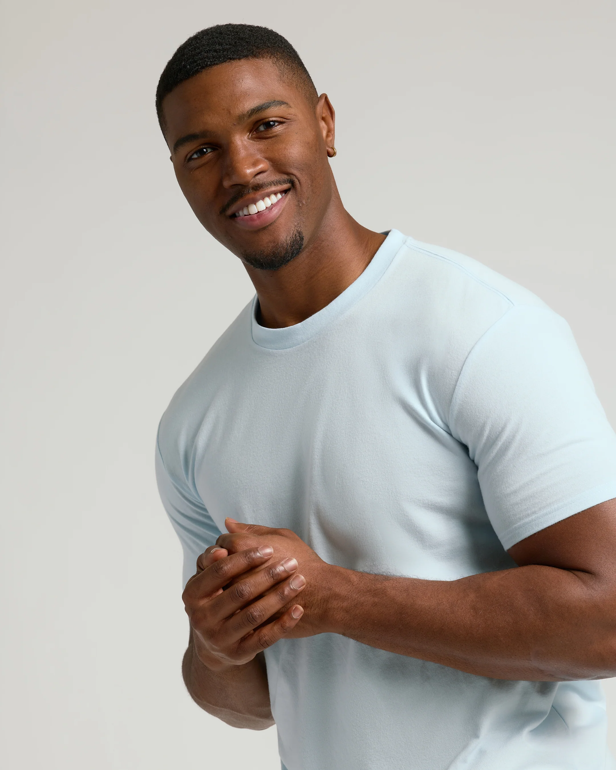 Icicle Tall Straight Hem Crew Neck T-Shirt - Image 4