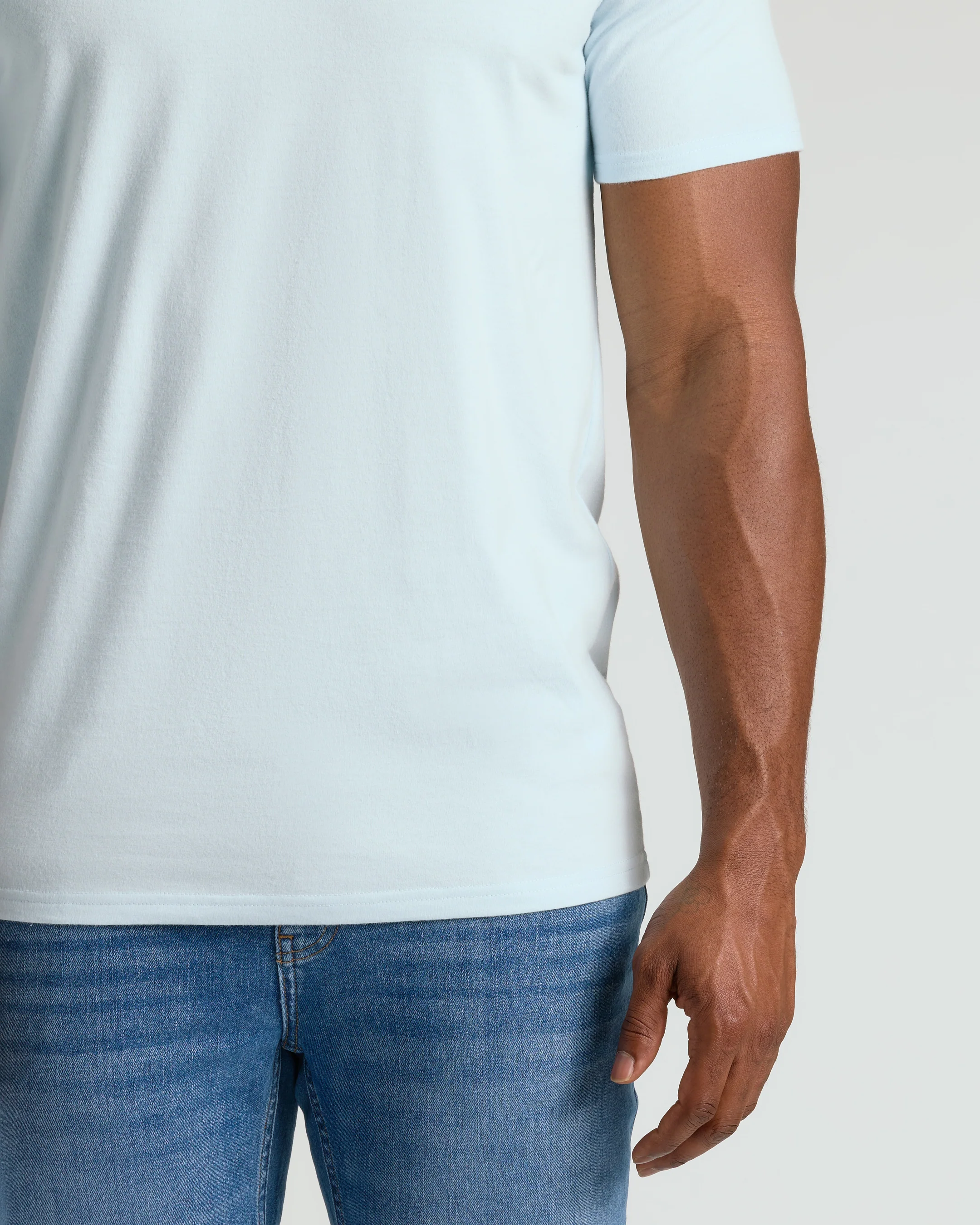 Icicle Tall Straight Hem Crew Neck T-Shirt - Image 6