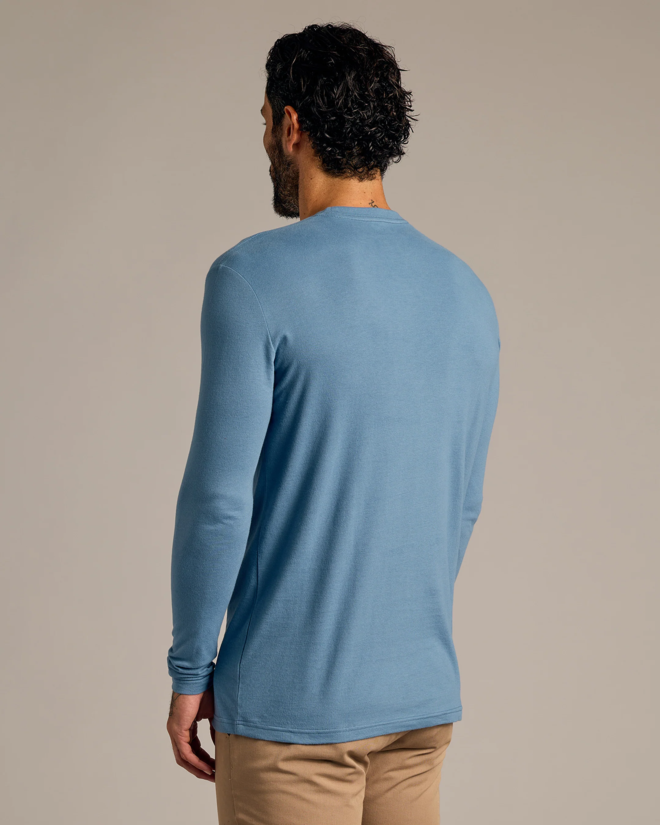 Indigo Tall Long Sleeve T-Shirt - Image 3