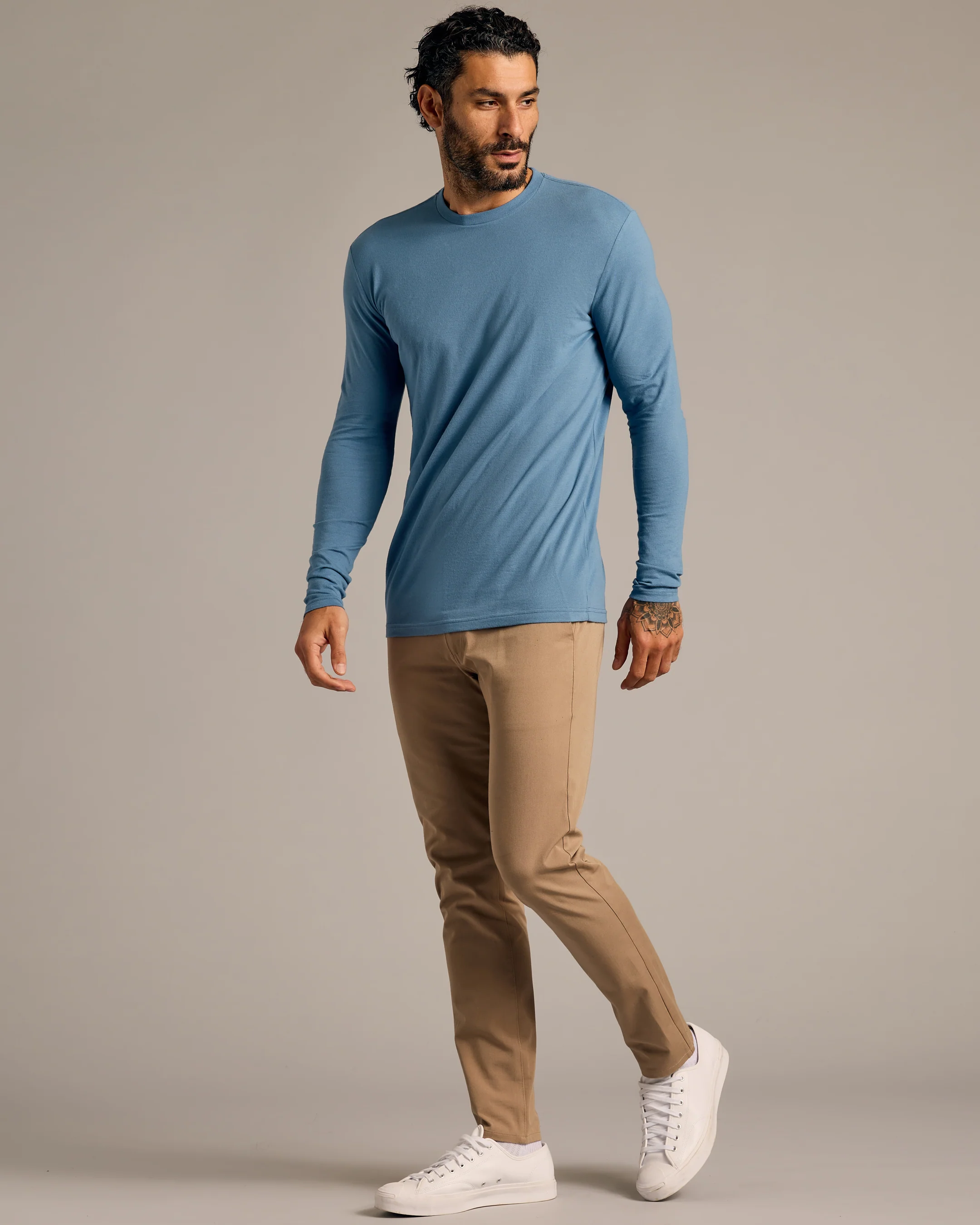 Indigo Tall Long Sleeve T-Shirt - Image 4