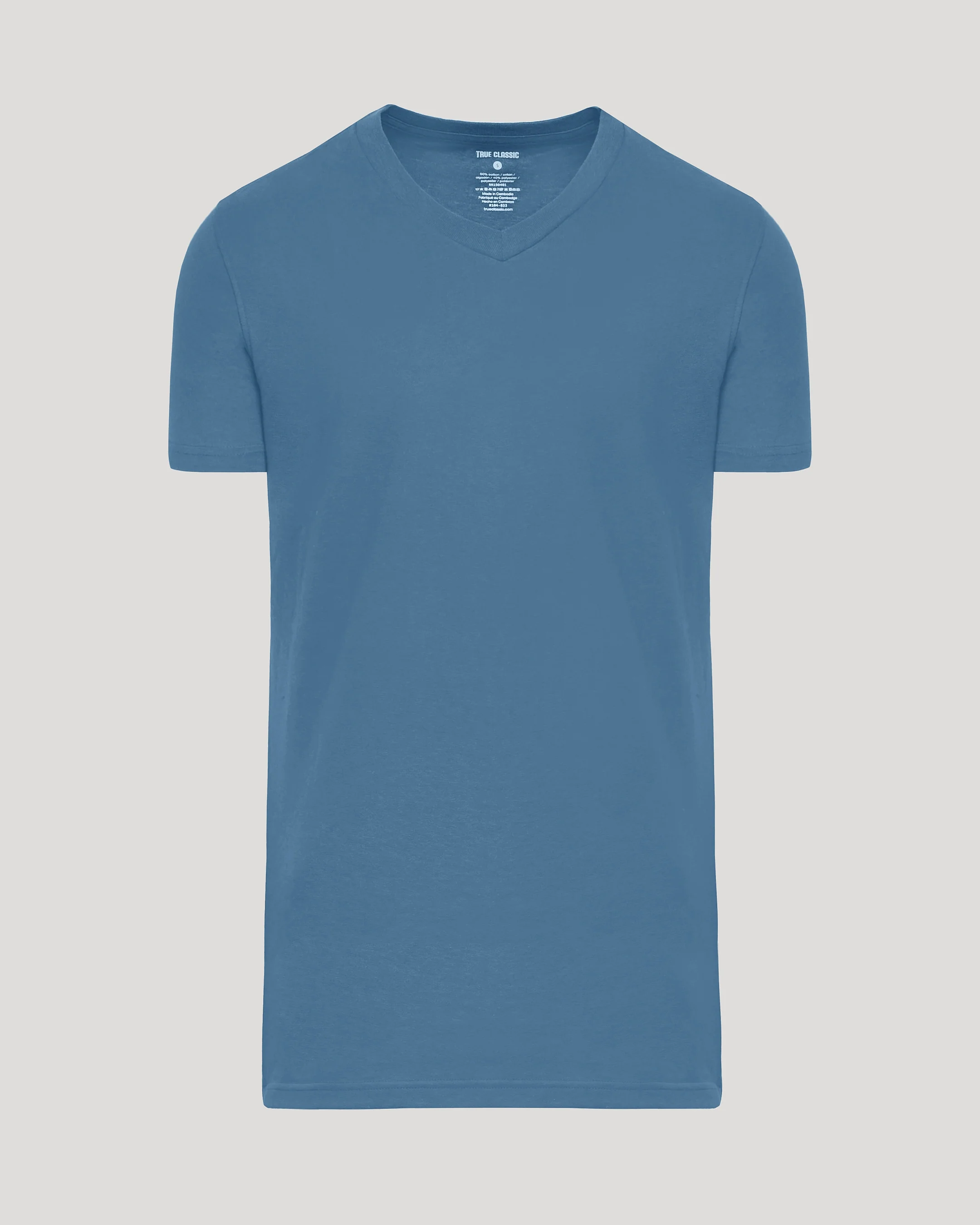 Indigo Tall Short Sleeve Classic V-Neck - Image 2
