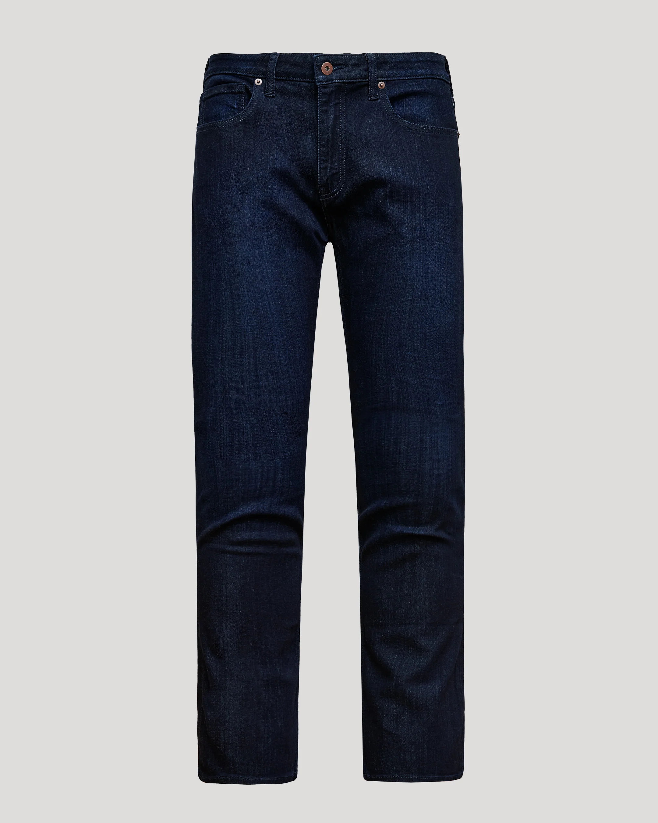 Indigo Wash Straight Comfort Stretch Jeans - Image 2