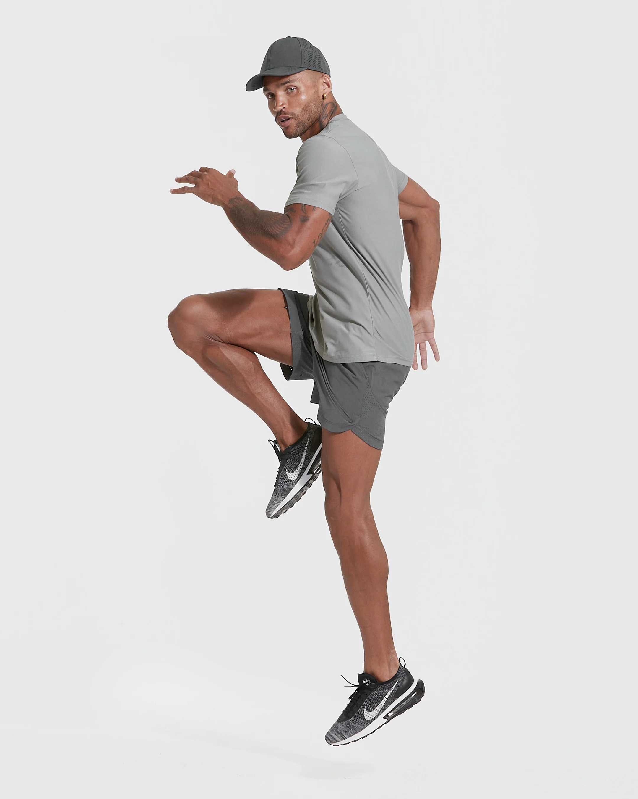 Iron Gray Active Crew Neck Tee - Image 6