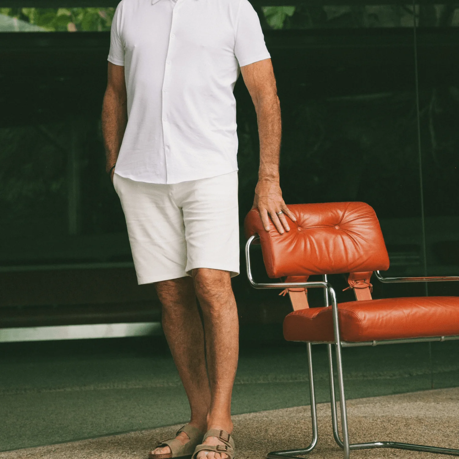 Ivory Neutral Chino Shorts - Image 5