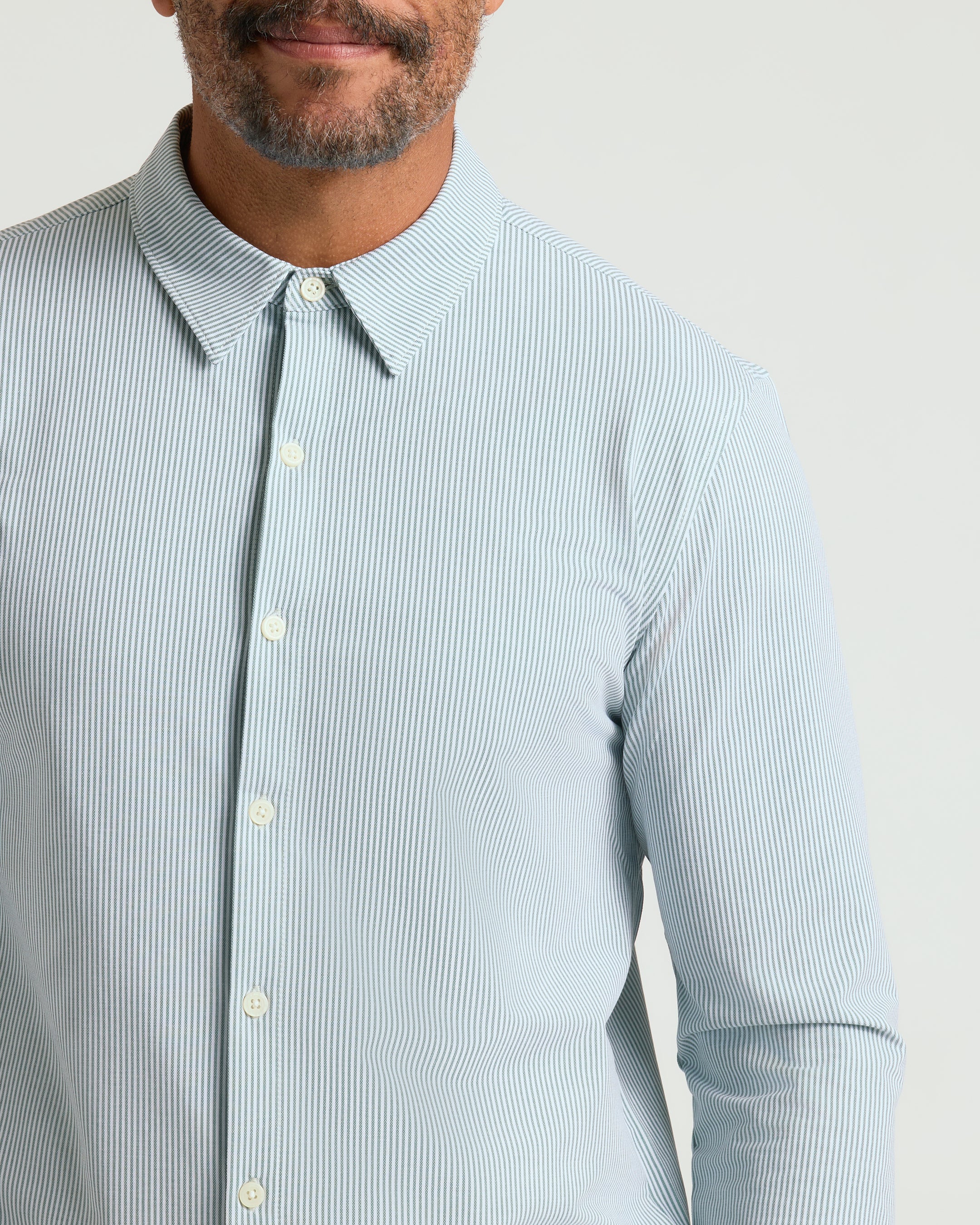 Juniper Stripe Classic Stretch Oxford 2.0 - Image 4