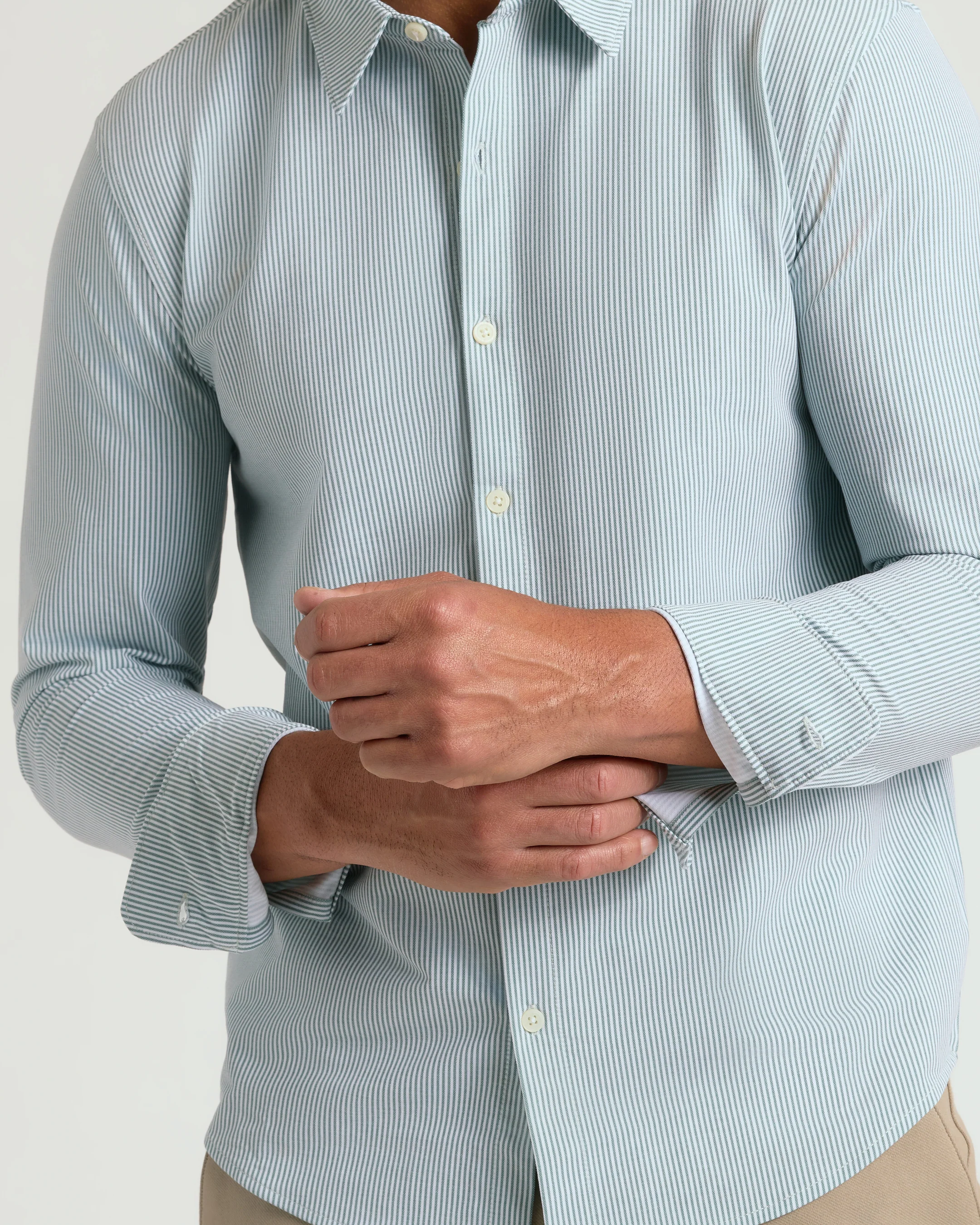 Juniper Stripe Classic Stretch Oxford 2.0 - Image 5