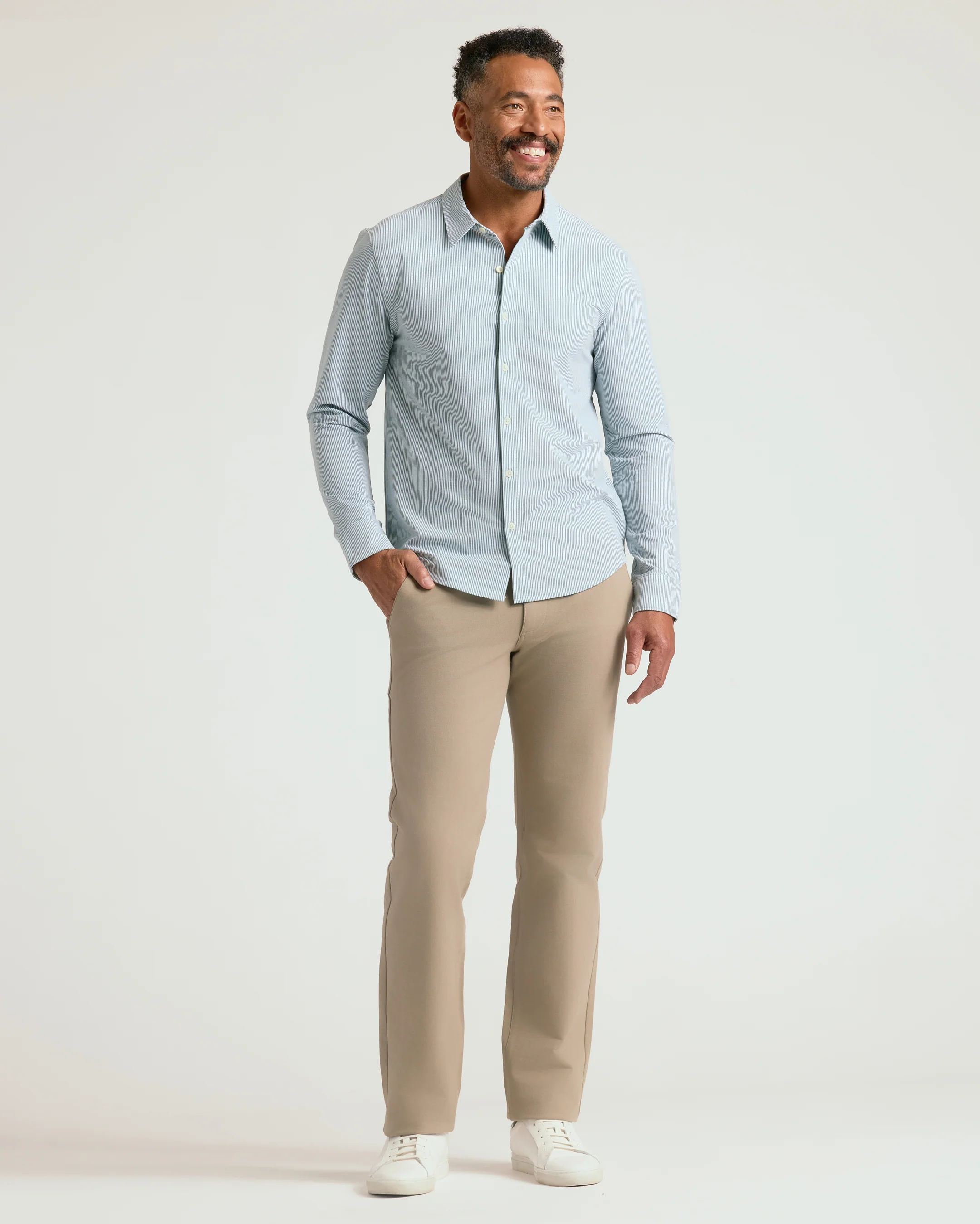Juniper Stripe Classic Stretch Oxford 2.0 - Image 8
