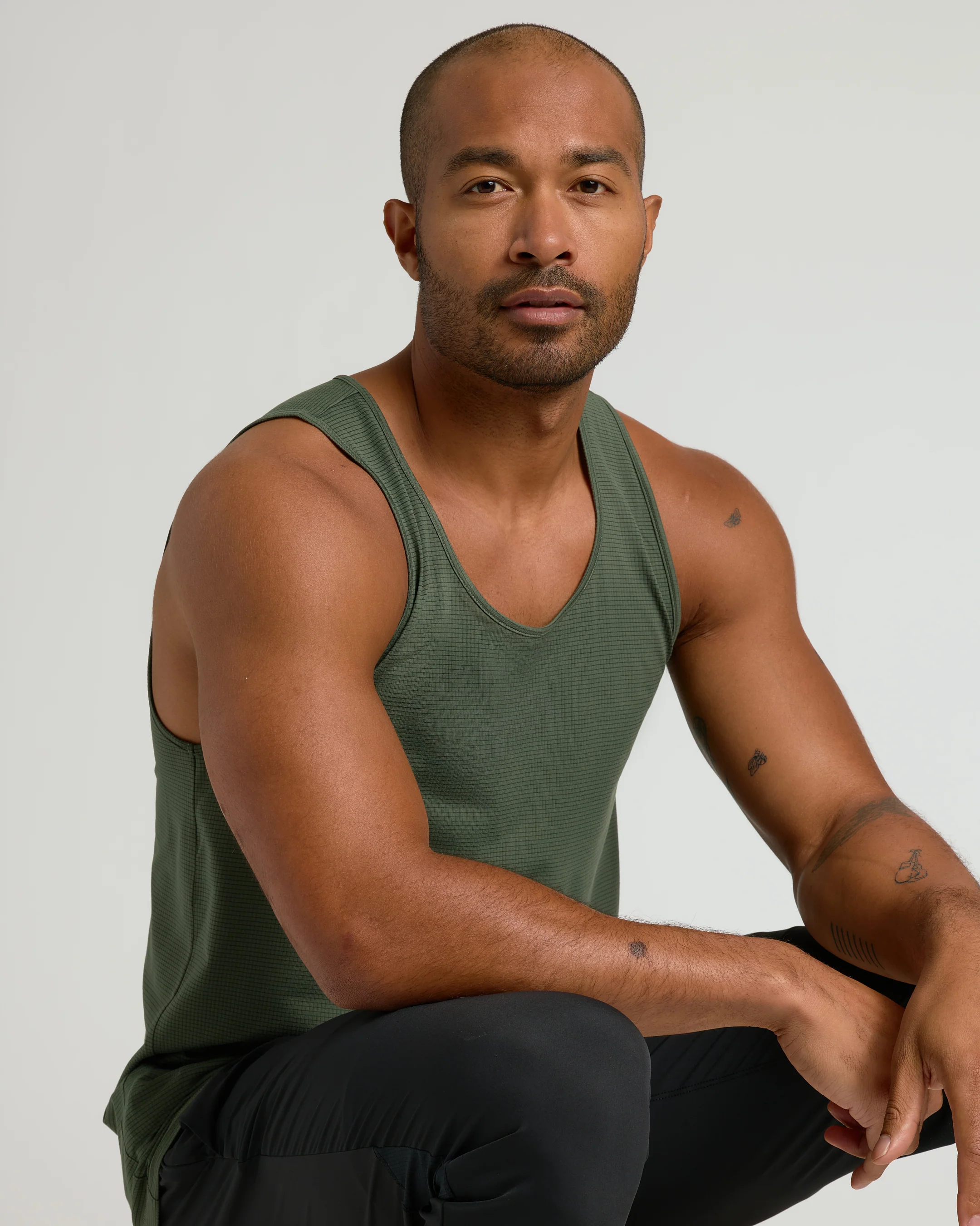 Kelp Sleeveless Active Mesh Tank - Image 4