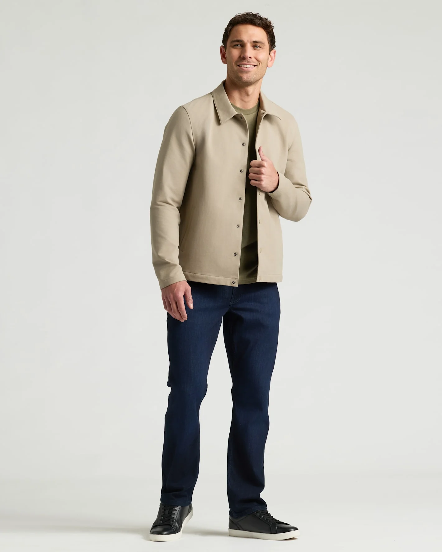 Khaki Casual Jacket - Image 4