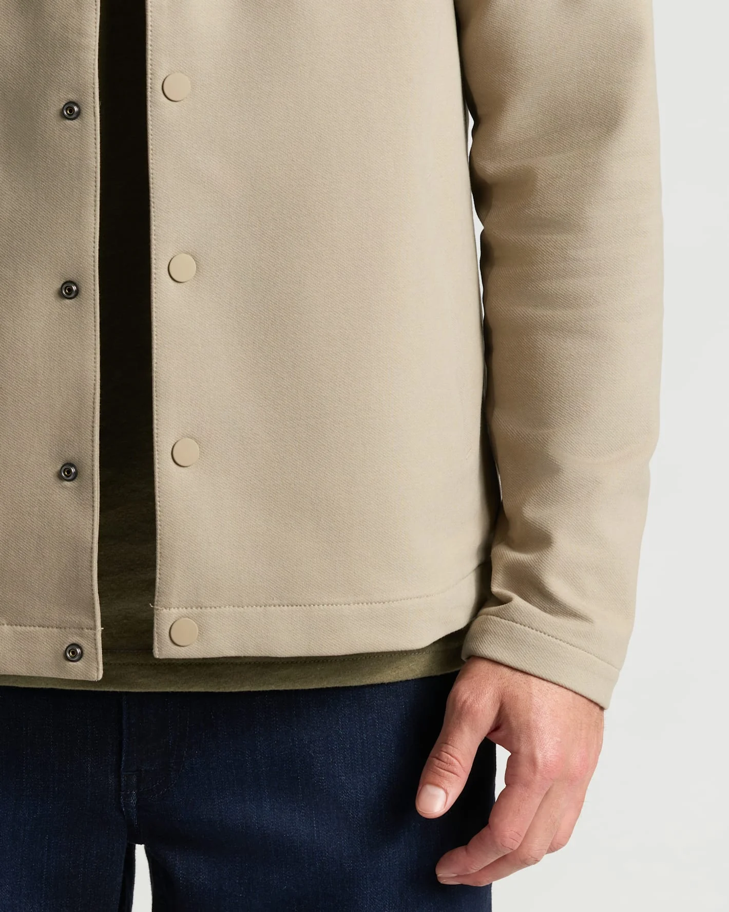 Khaki Casual Jacket - Image 6