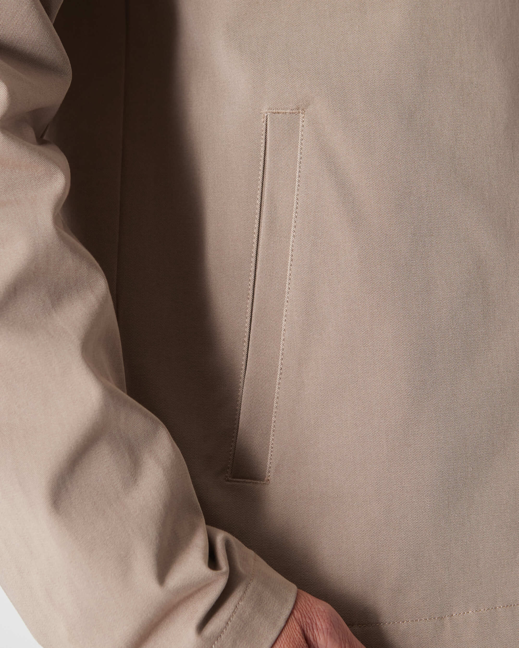 Khaki Coaches Jacket - Image 9