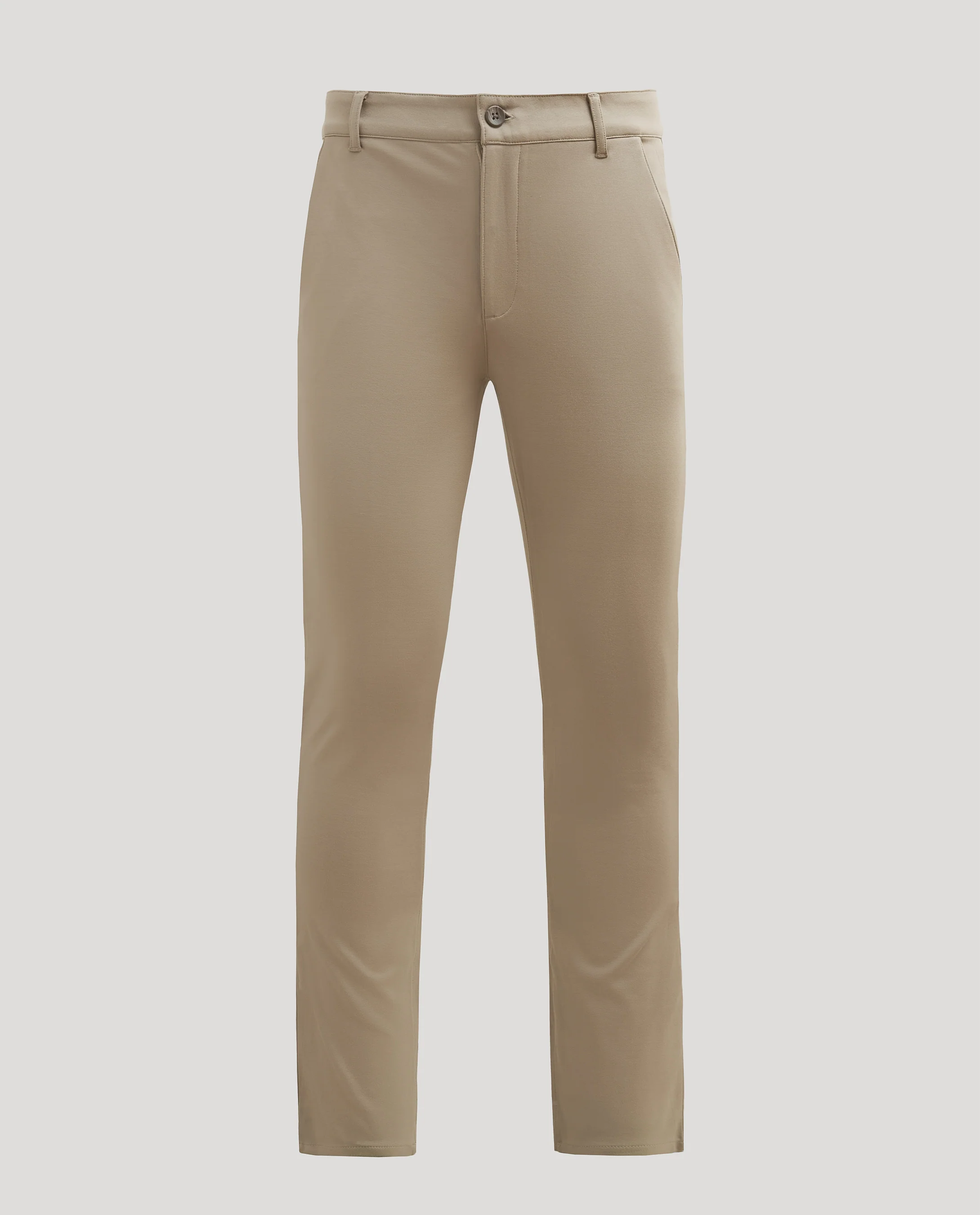 Khaki Slim Comfort Knit Chino Pant - Image 2