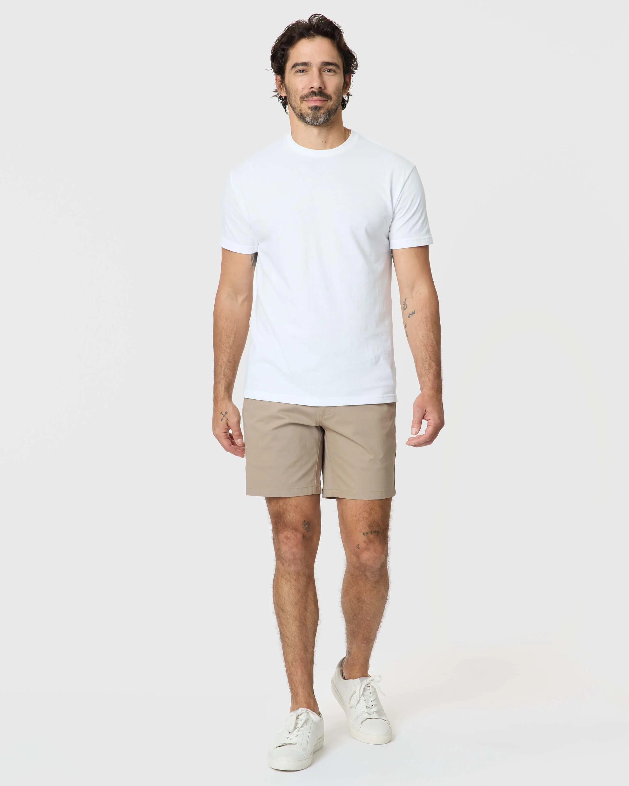 7" Khaki Classic Twill Shorts - Image 4