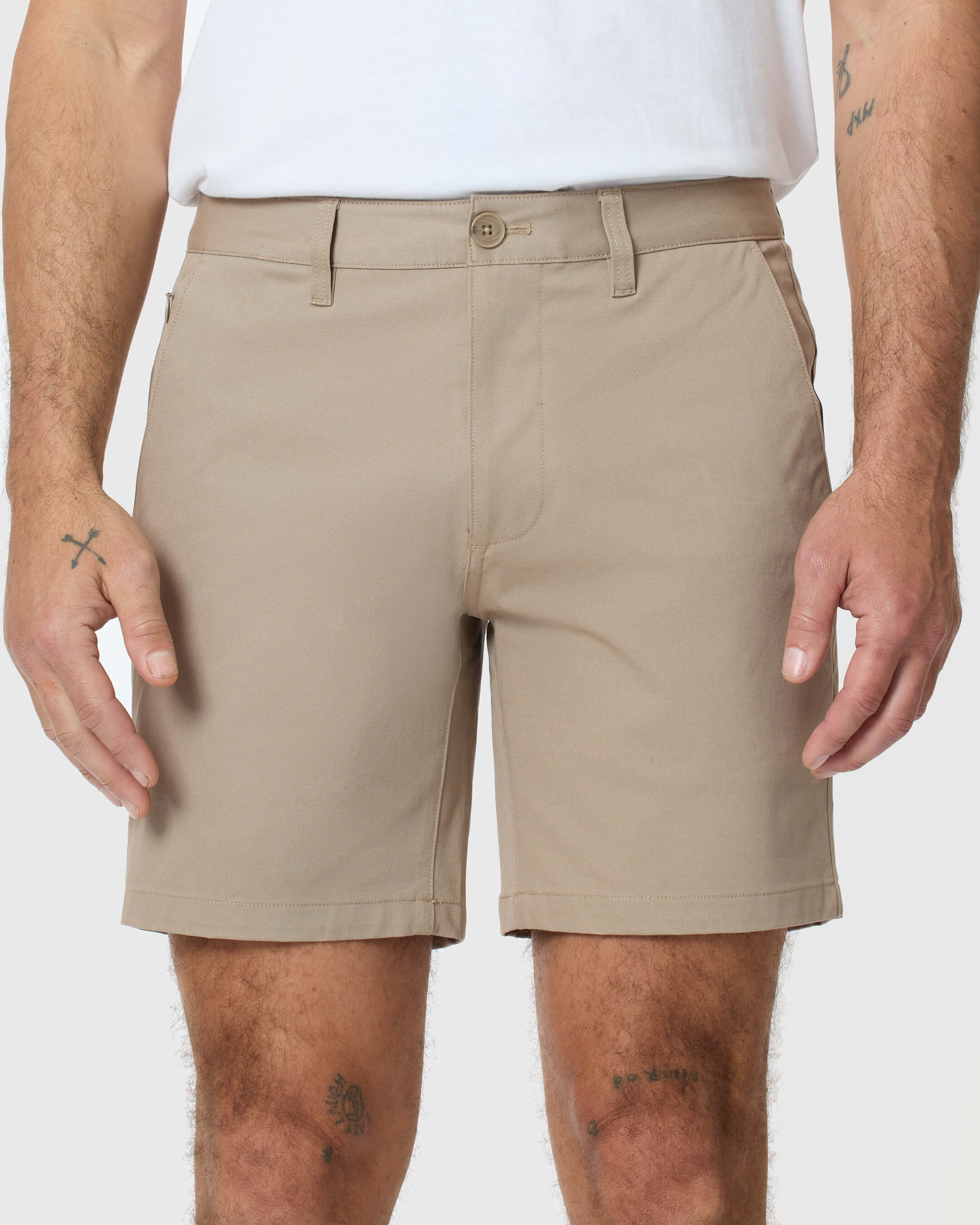 7" Khaki Classic Twill Shorts - Image 5