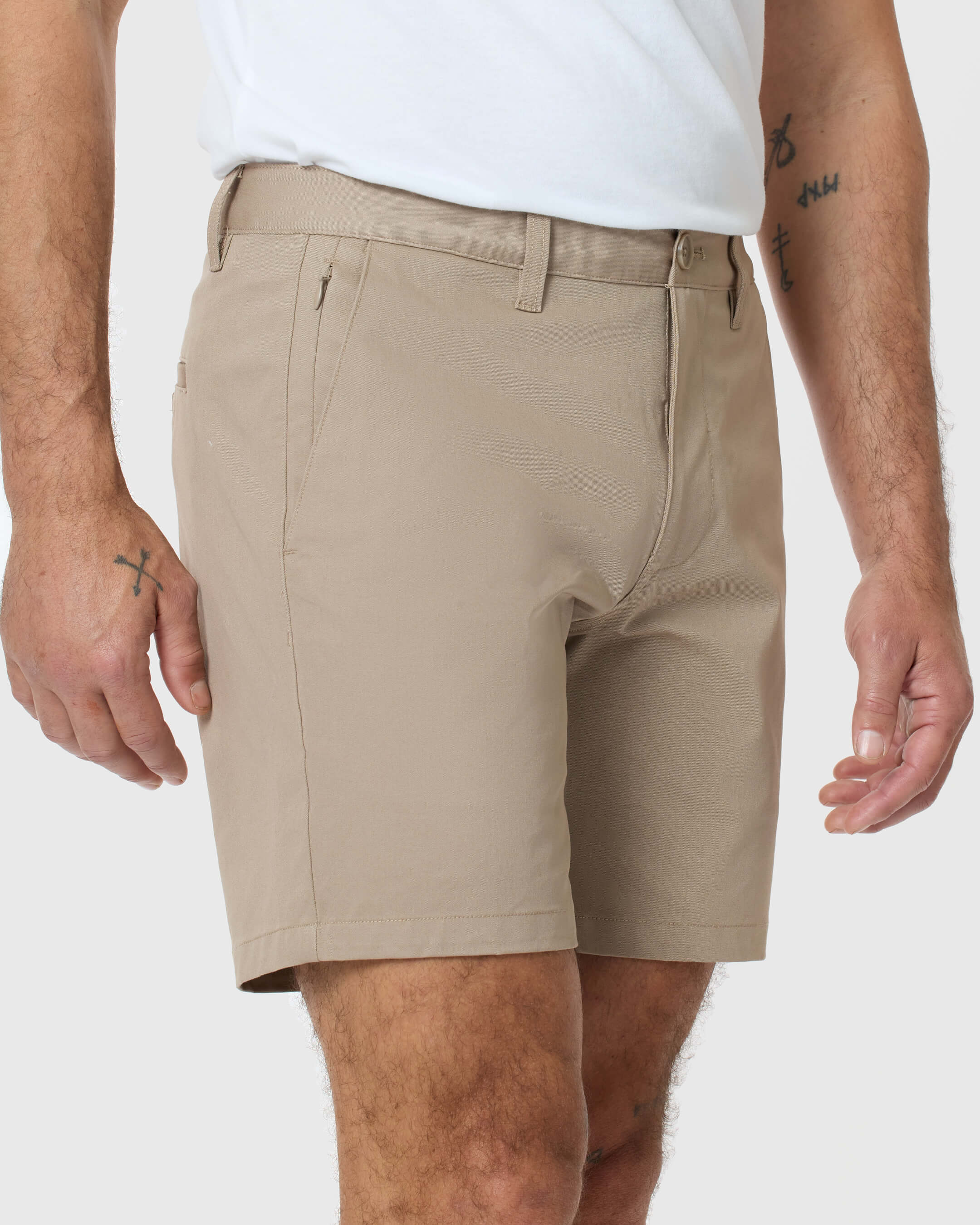 7" Khaki Classic Twill Shorts - Image 6