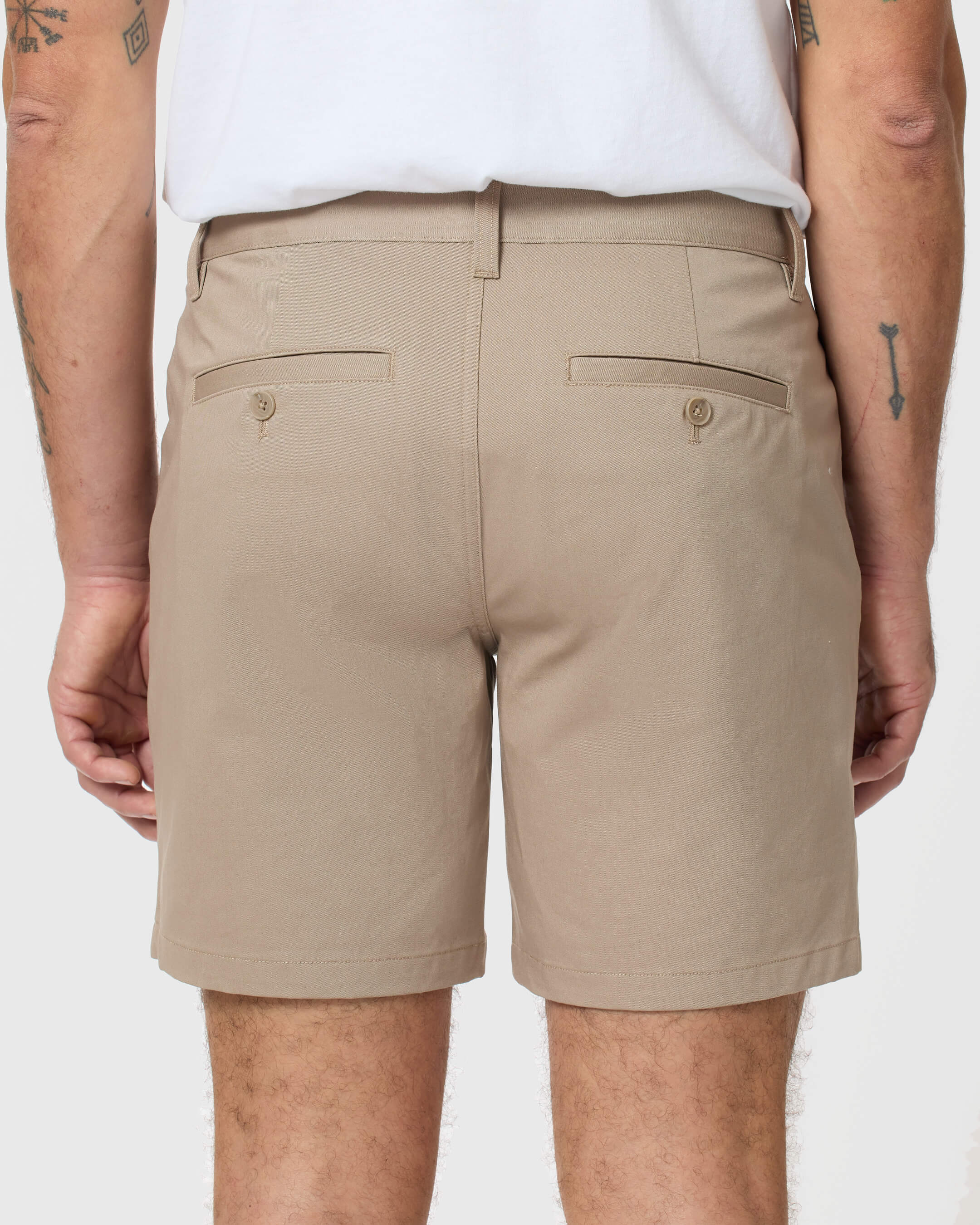 7" Khaki Classic Twill Shorts - Image 7