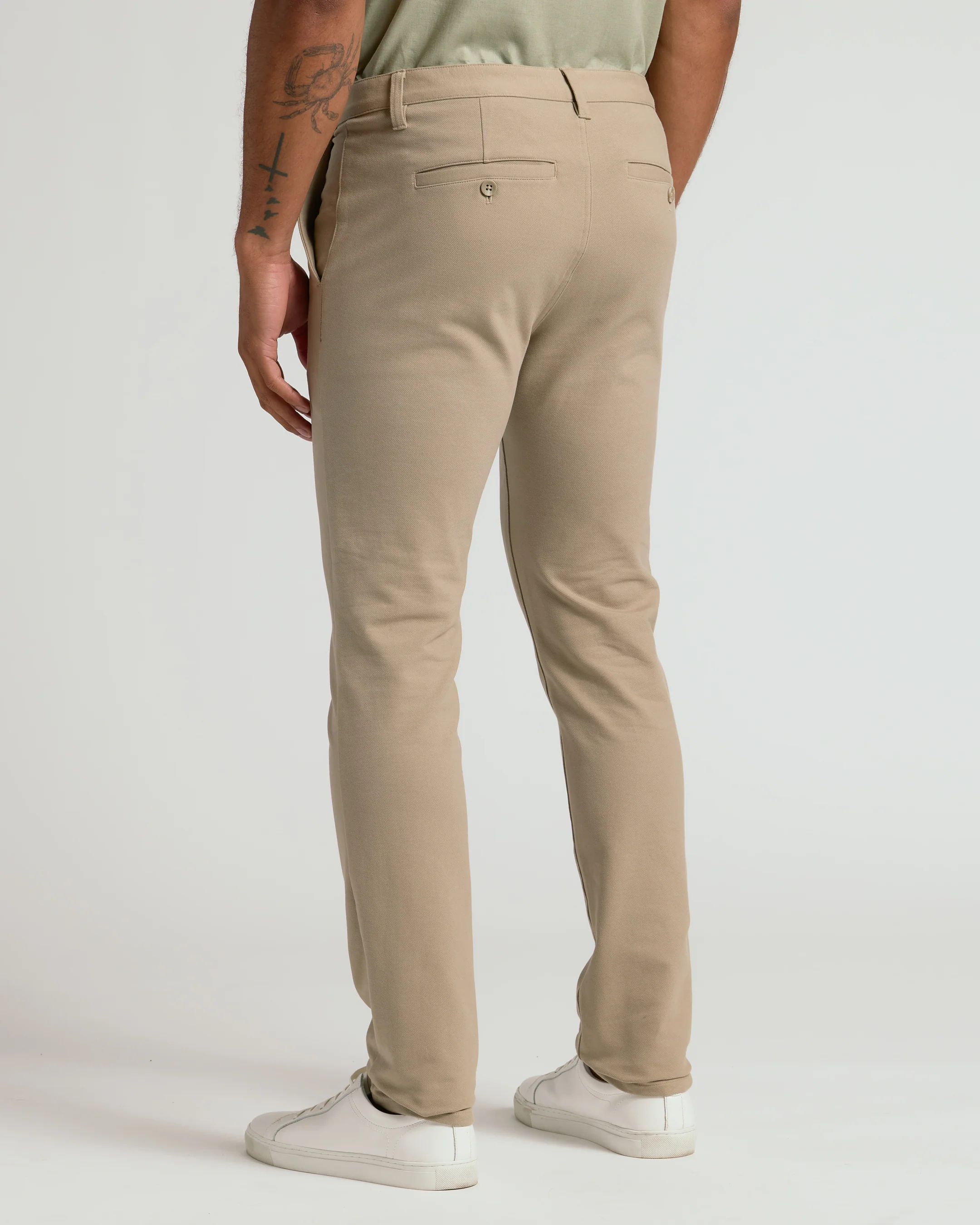 Khaki Slim Chino Pants 2.0 - Image 3