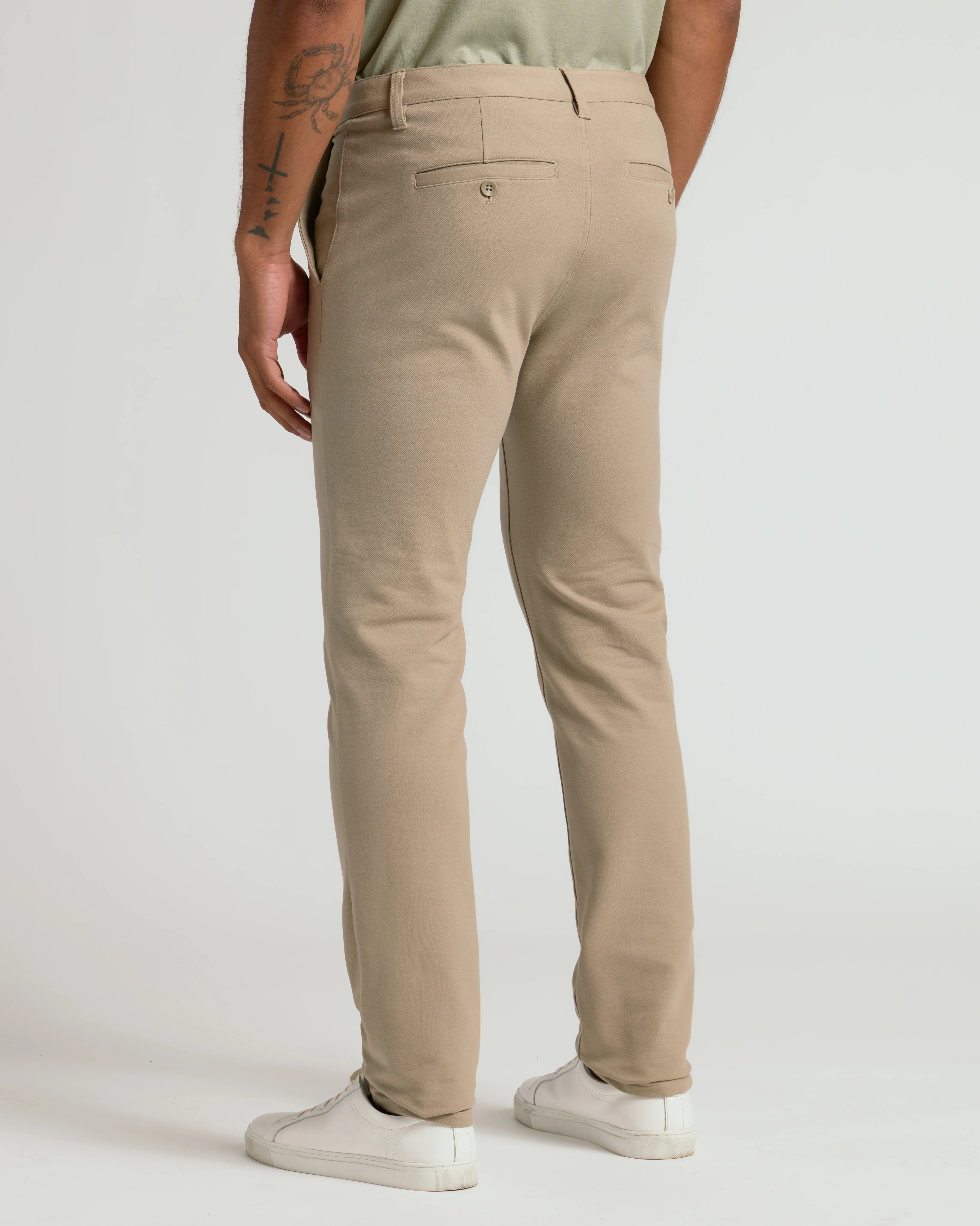 Khaki Straight Chino Pants 2.0 - Image 3