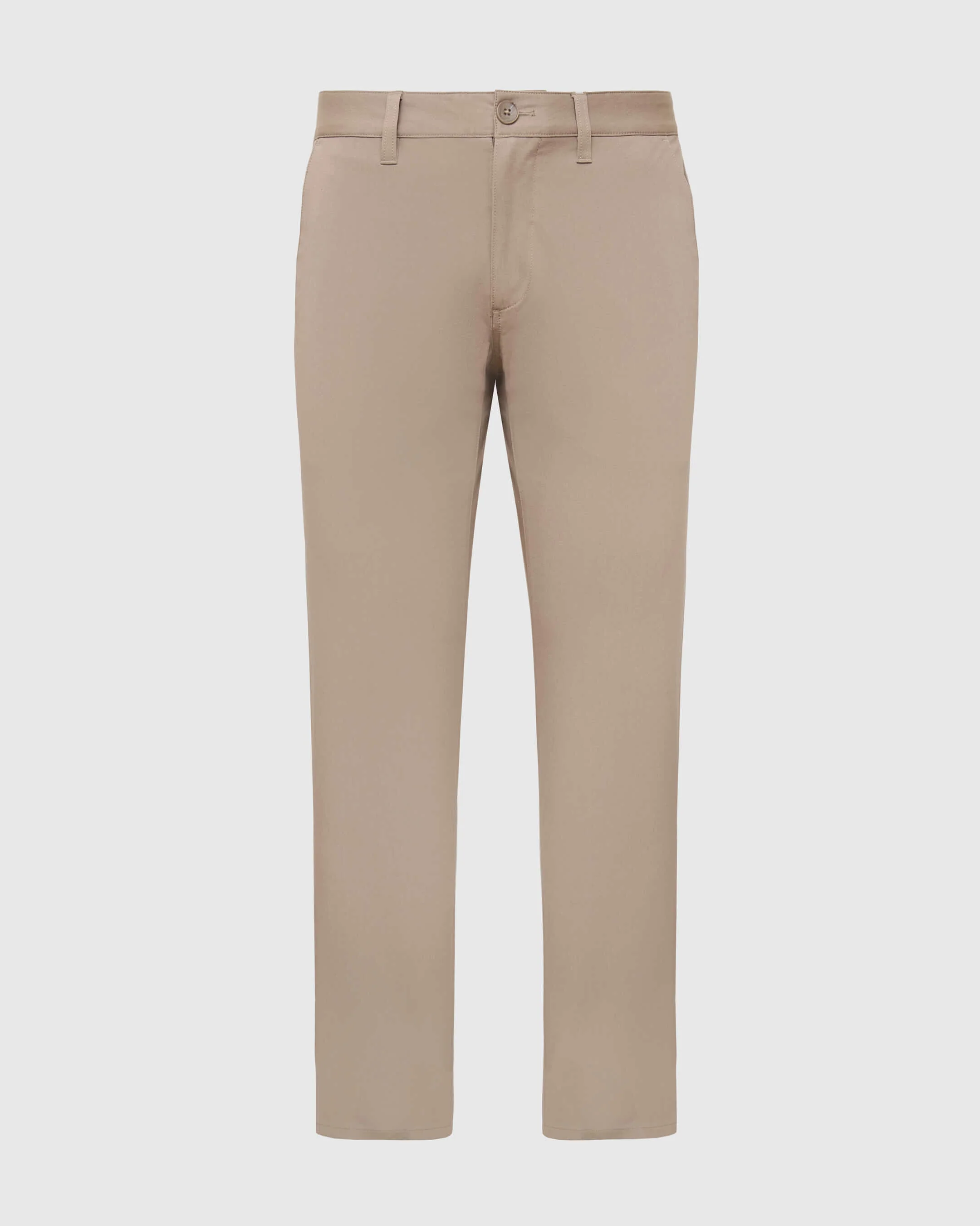 Khaki Straight Twill Chino Pant - Image 2