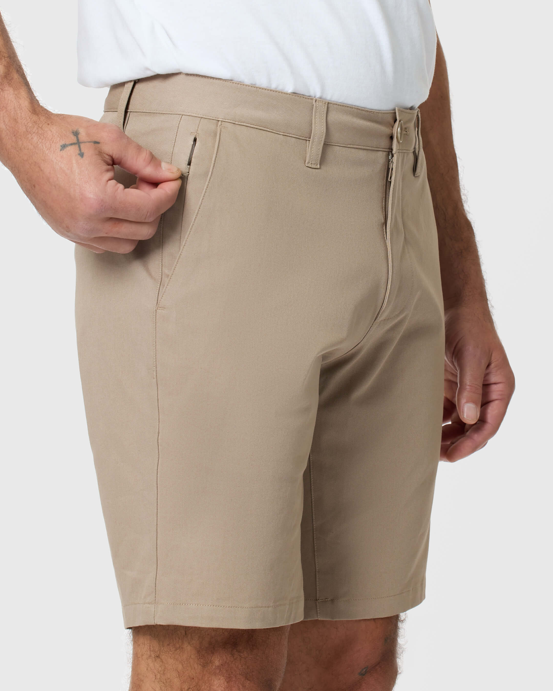 Khaki Twill Short - Image 6