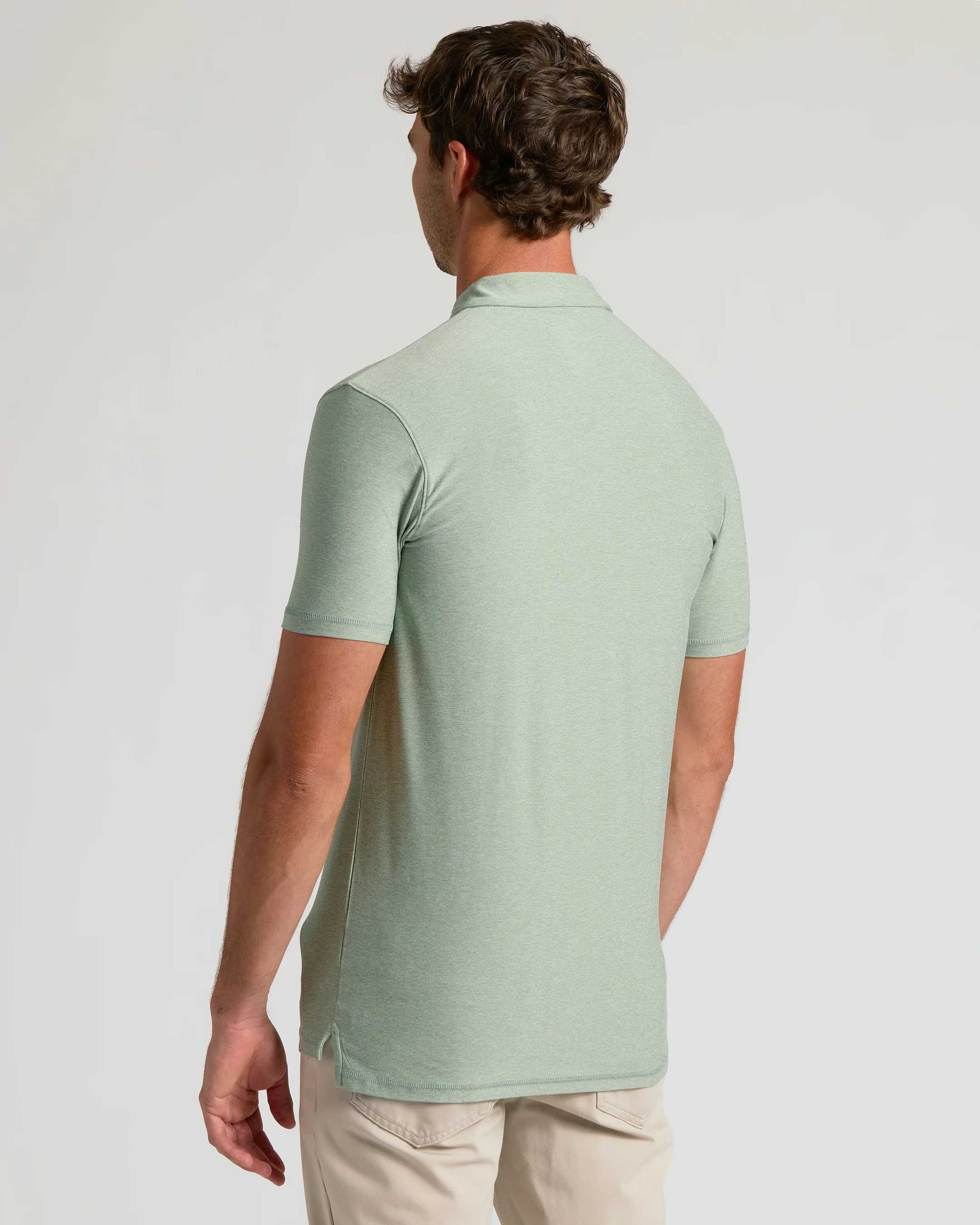Lichen Short Sleeve Tall Active Polo - Image 3