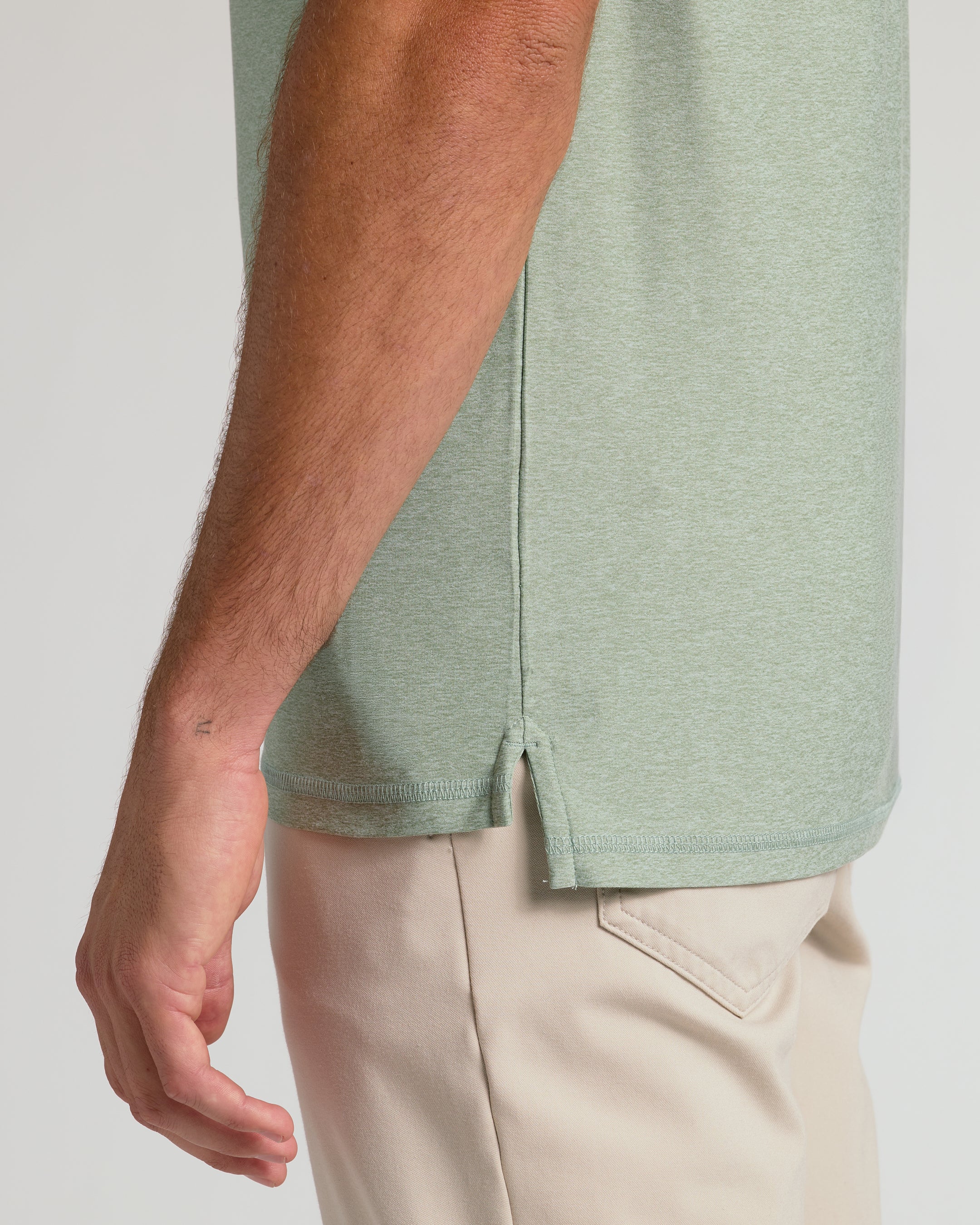 Lichen Short Sleeve Tall Active Polo - Image 7