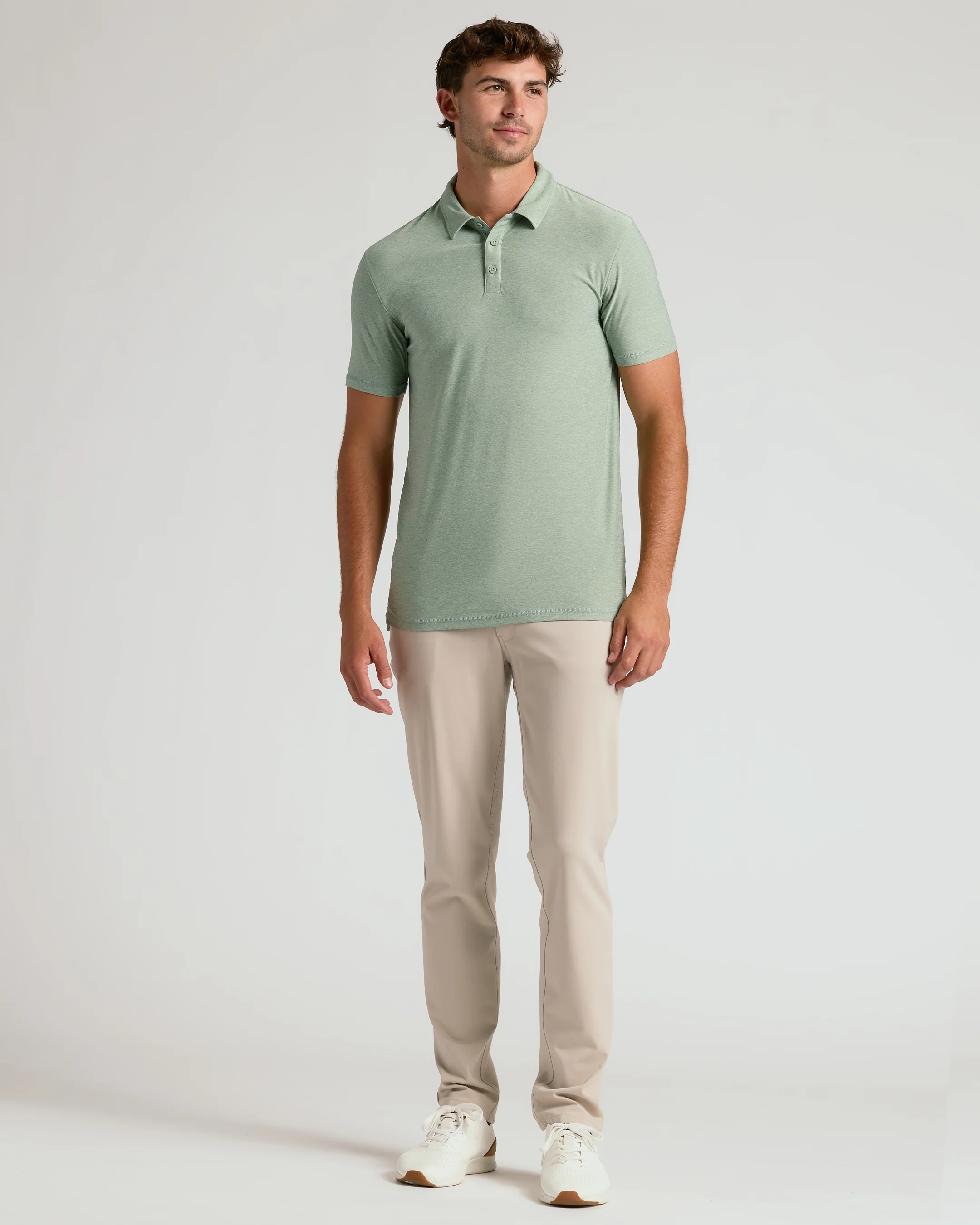 Lichen Short Sleeve Tall Active Polo - Image 8