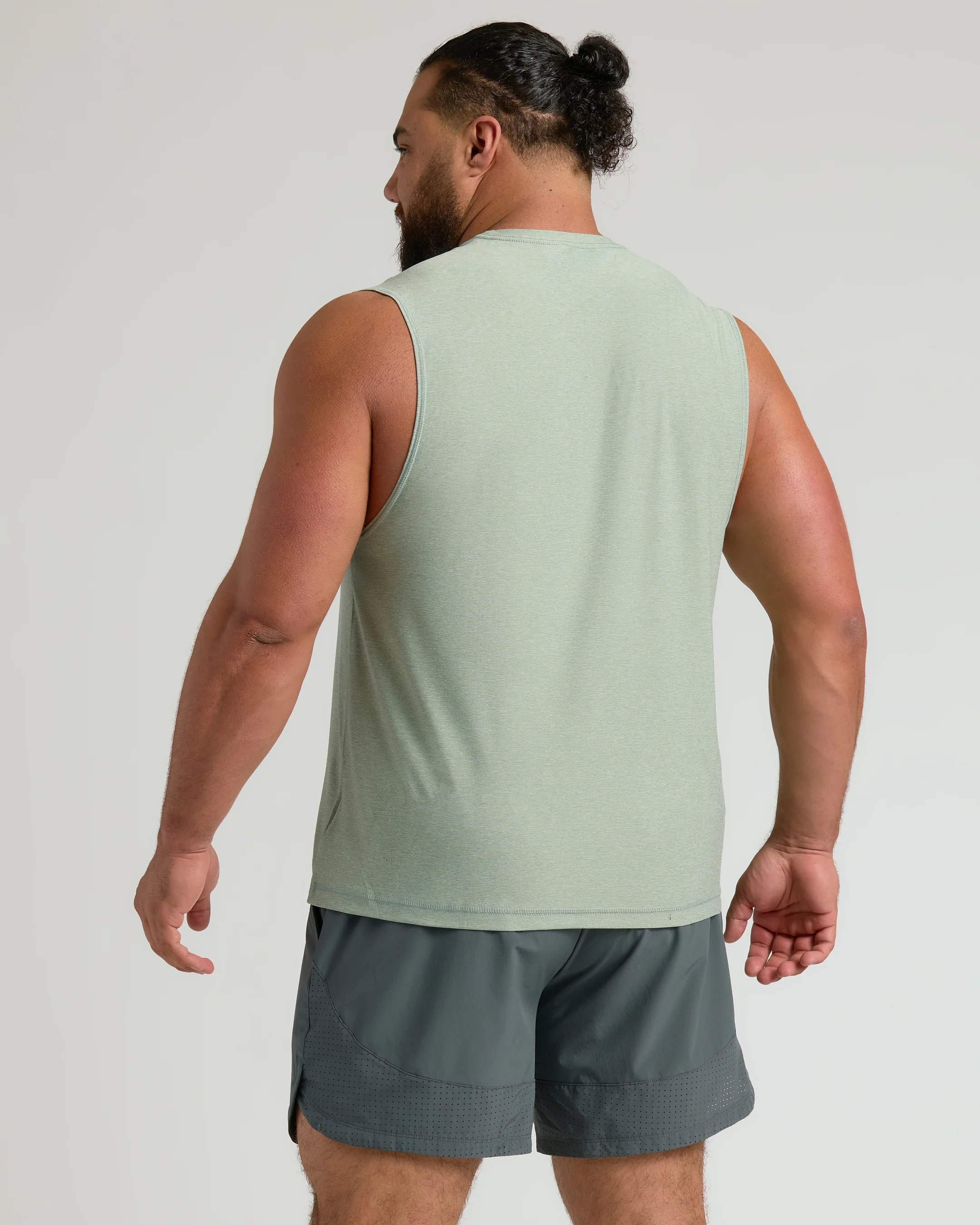 Lichen Sleeveless Active Muscle Tee - Image 3