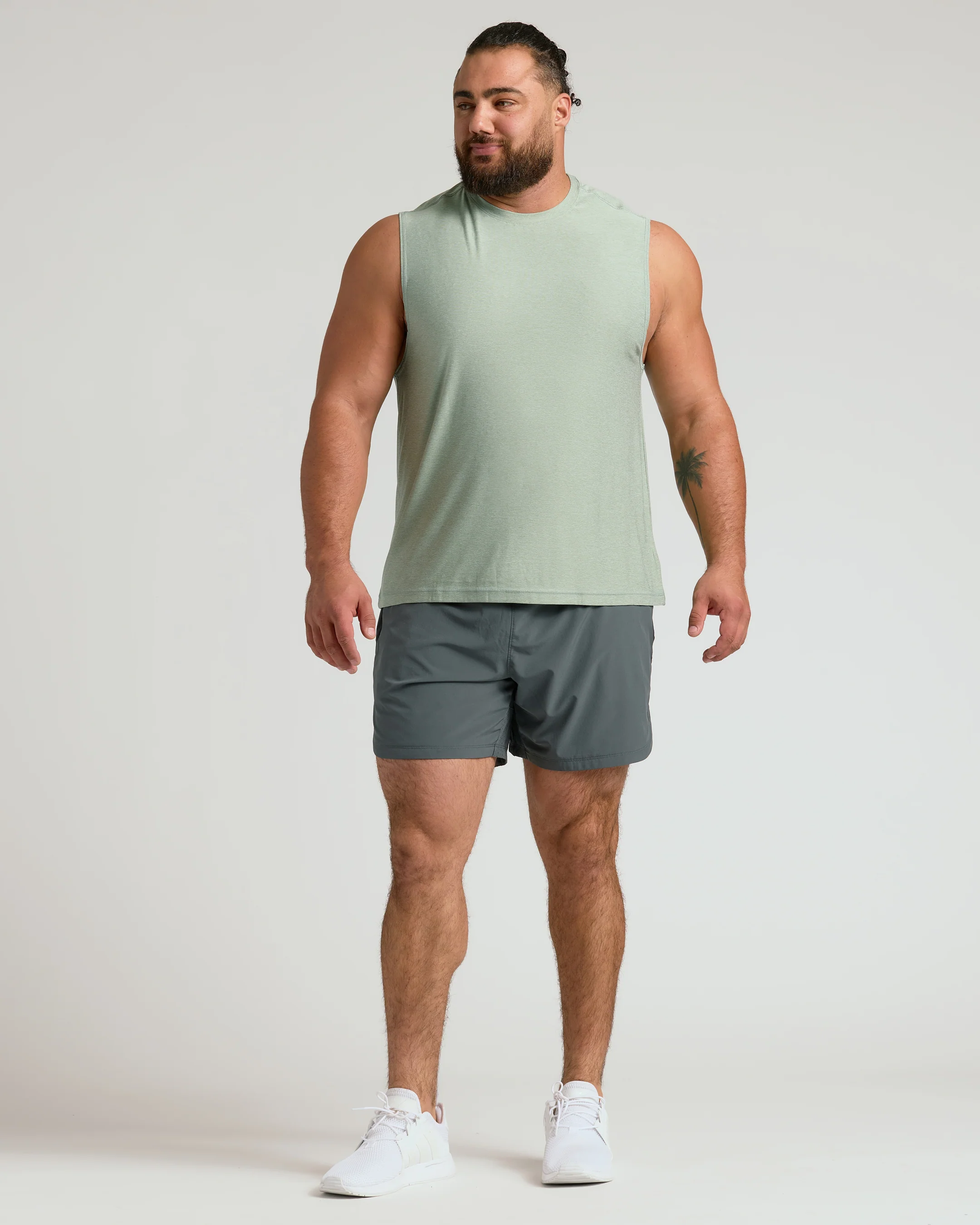 Lichen Sleeveless Active Muscle Tee - Image 7