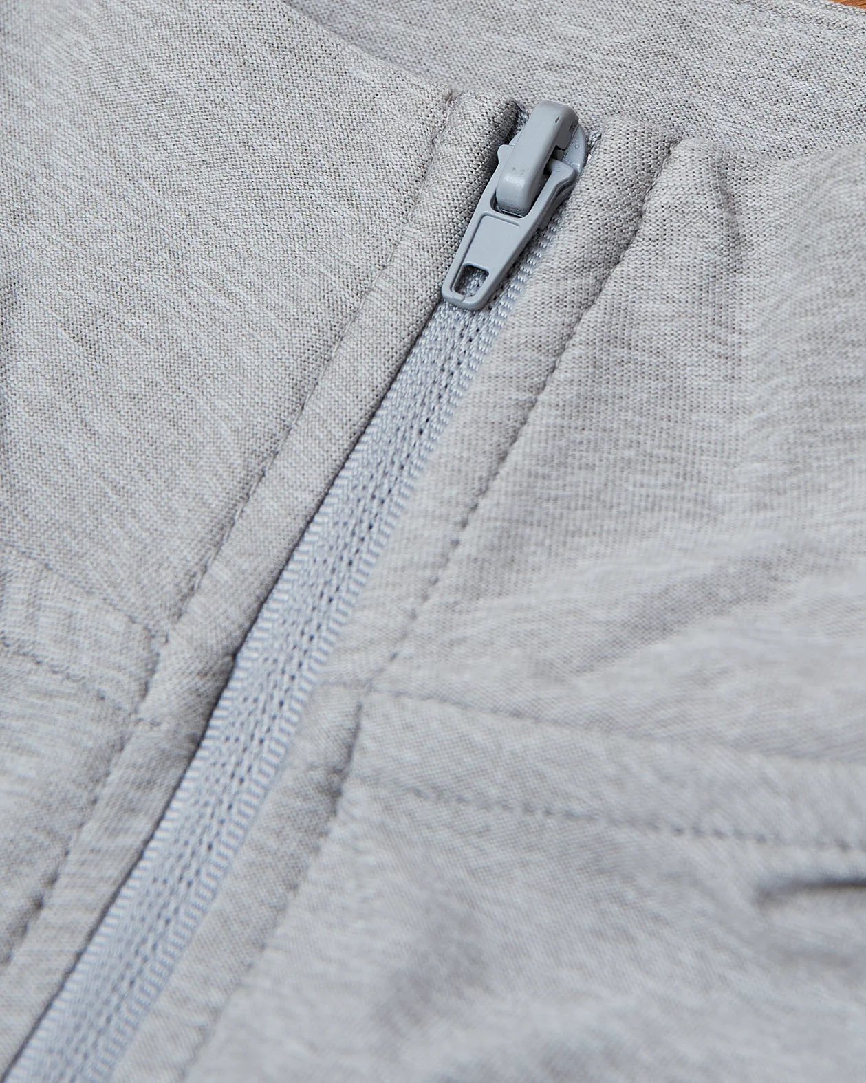 Light Heather Gray Active Quarter Zip Shirt - Image 7