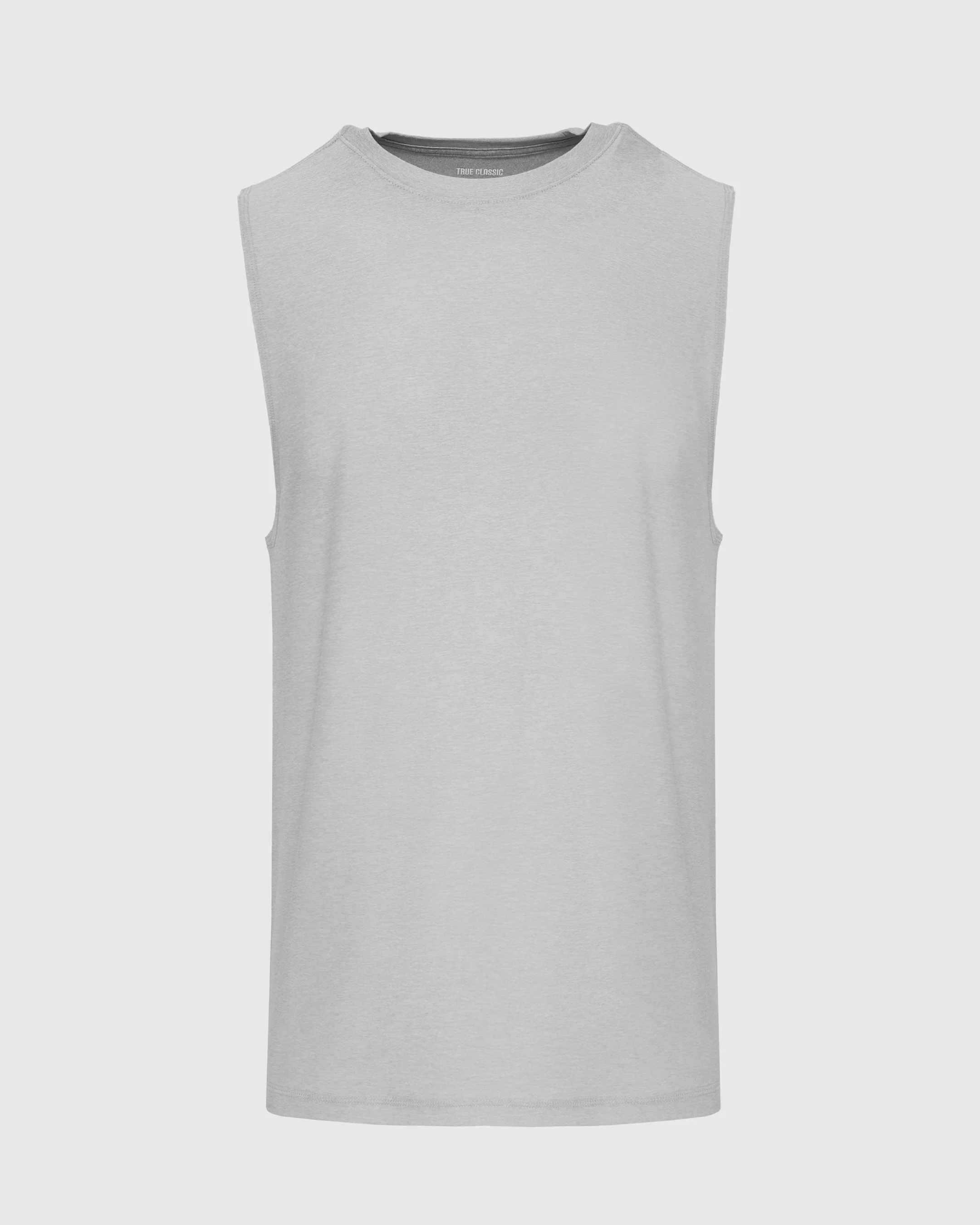 Light Heather Gray Active Sleeveless Muscle Tee - Image 2
