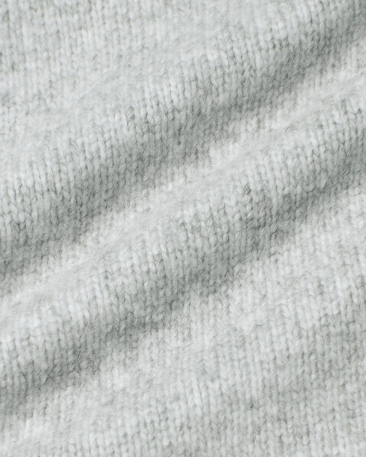 Light Heather Gray Marled Crew Neck Sweater - Image 7